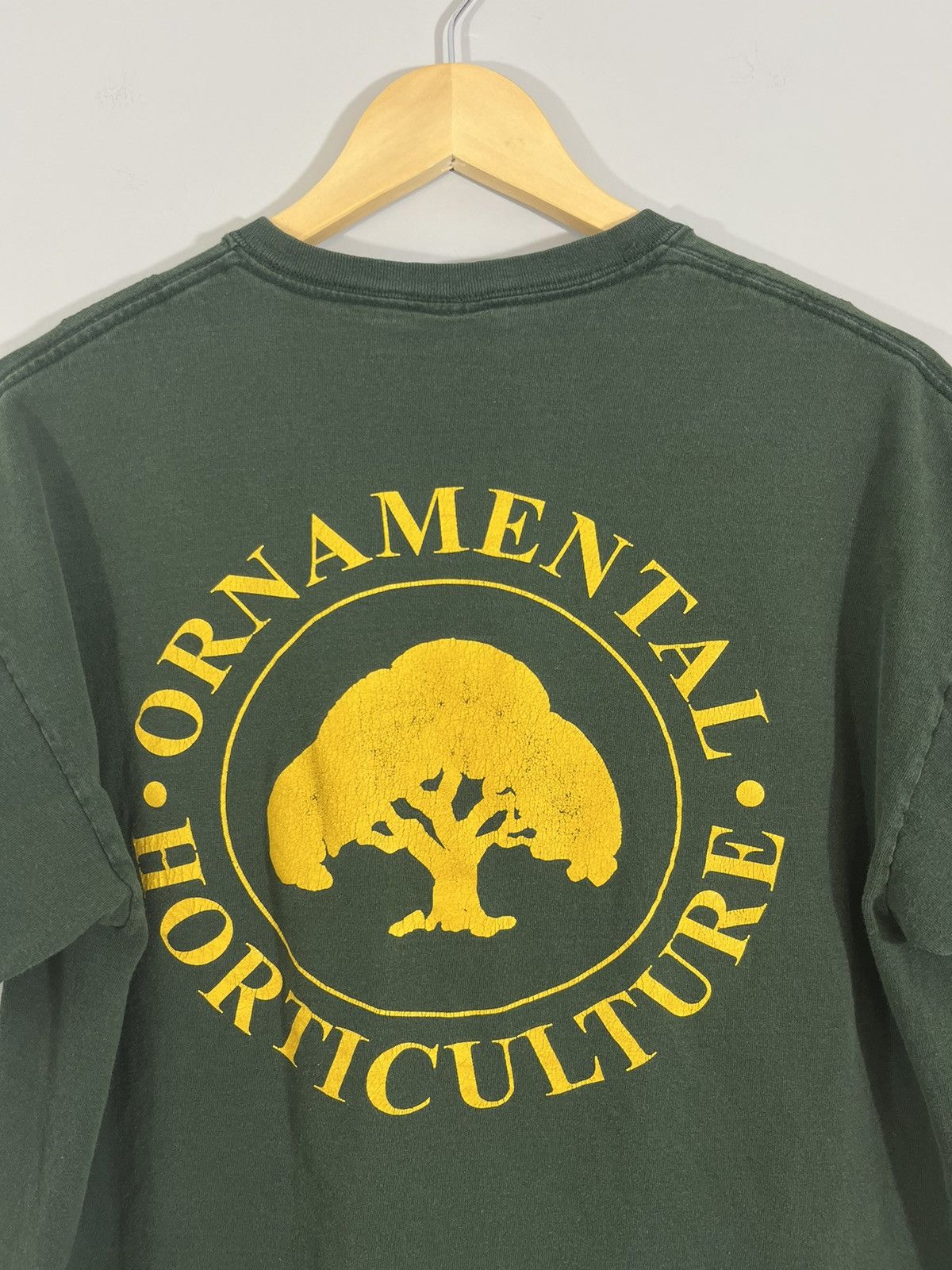 Vintage Vintage Faded High School Forrest Green Tee Size US L / EU 52-54 / 3 - 1 Thumbnail