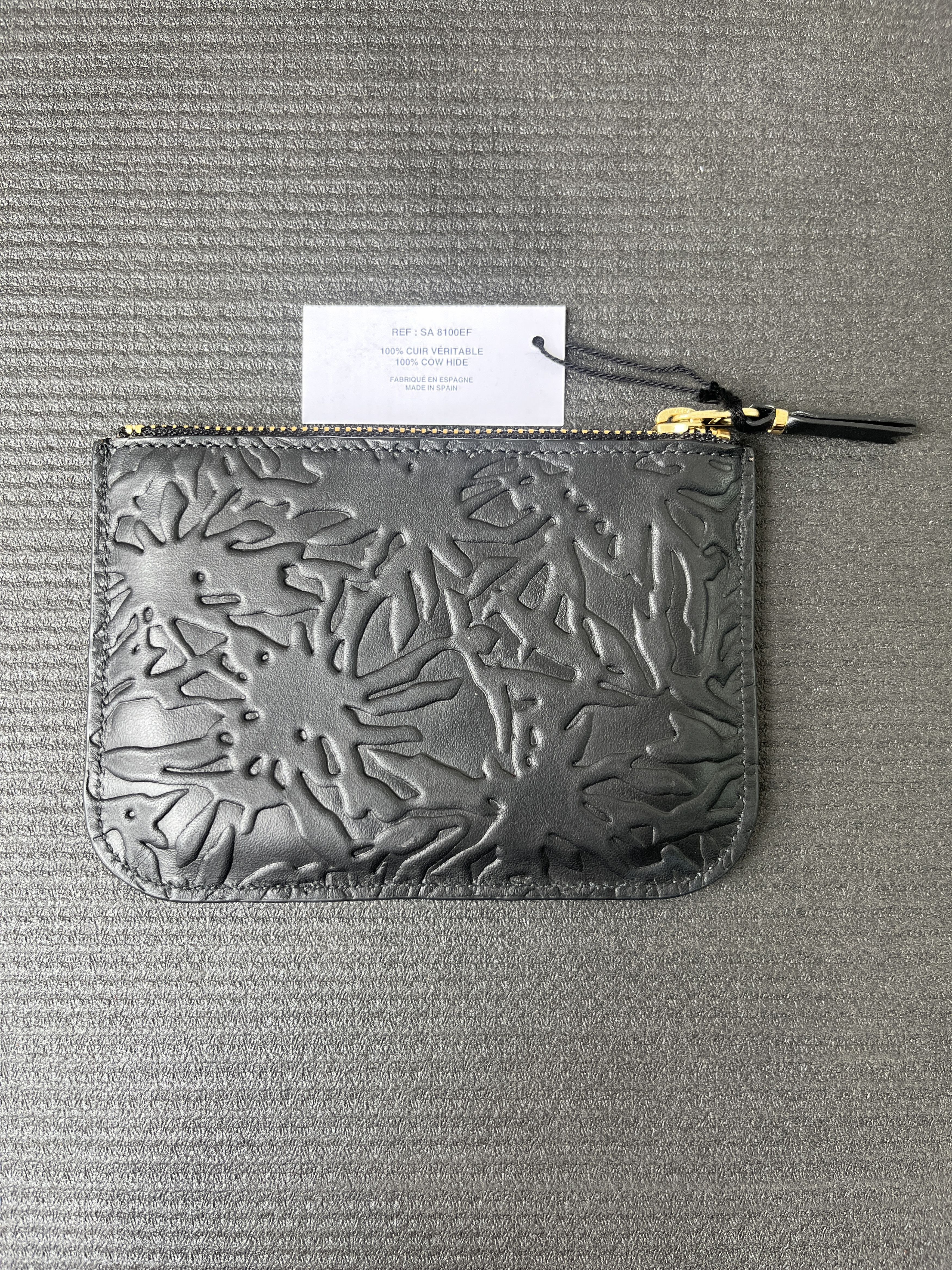 Comme des Garcons Comme des Garcons Embossed Forest Zip Pouch Wallet Size ONE SIZE - 3 Thumbnail