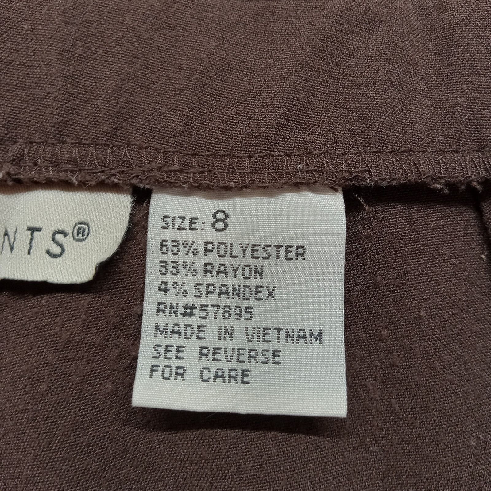 & Other Stories Requirements Dress Pants 8 (30 X 32) Women's Business Brown Size 30" / US 8 / IT 44 - 7 Thumbnail