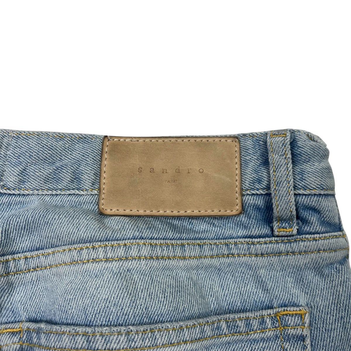 Sandro Sandro Etroit Streetwear Blue Denim Jeans Men’s Size US 31 - 10 Thumbnail