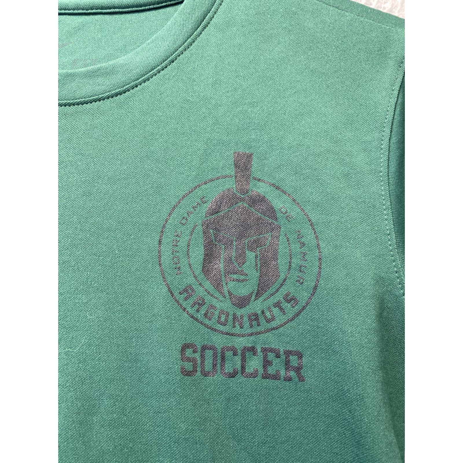 Nike Nike Dri-Fit Womens Activewear Shirt Size M Green Short Sleeve Vented /52-58 Size M / US 6-8 / IT 42-44 - 3 Thumbnail