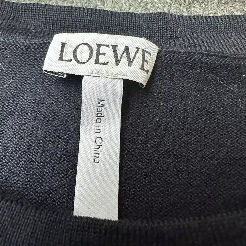 Loewe LOEWE Dark blue knit sweater Size US S / EU 44-46 / 1 - 3 Thumbnail