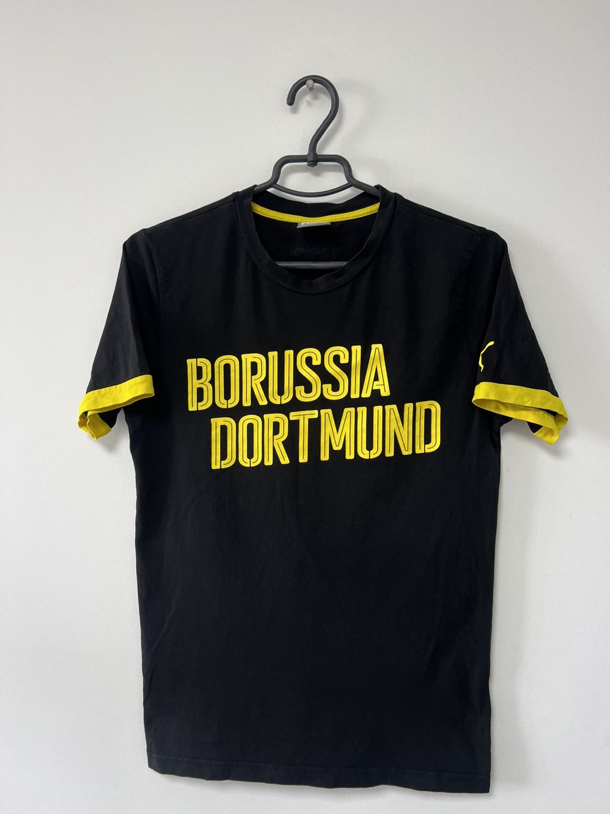 Puma Borussia Dortmund Training T shirt Cotton BVB Puma Black S Size US S / EU 44-46 / 1 - 9 Thumbnail