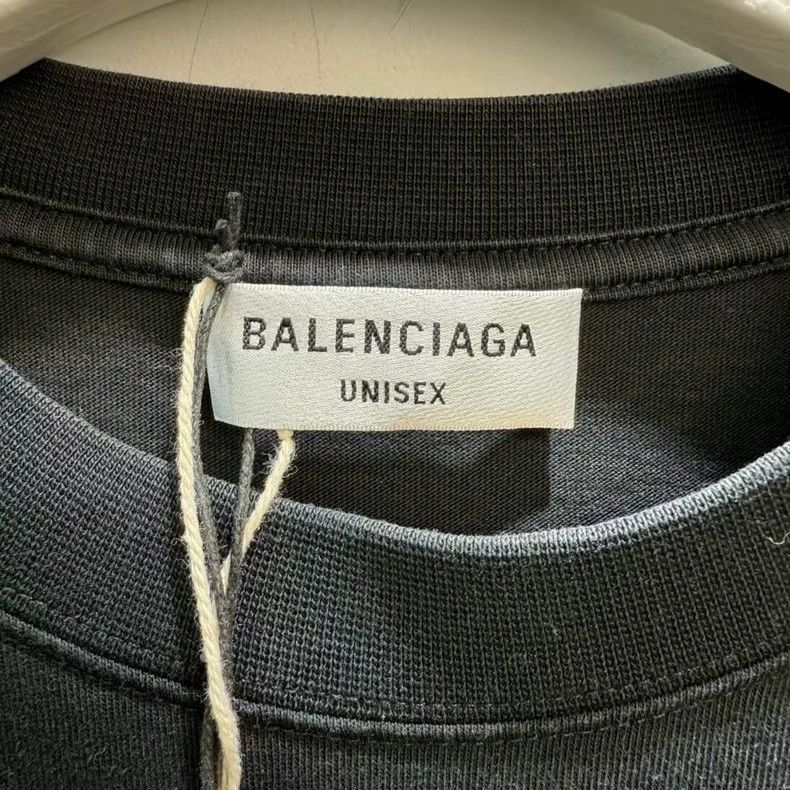 Balenciaga Balenciaga Paris Logo Short Sleeve TShirt-2505 Size US M / EU 48-50 / 2 - 3 Thumbnail