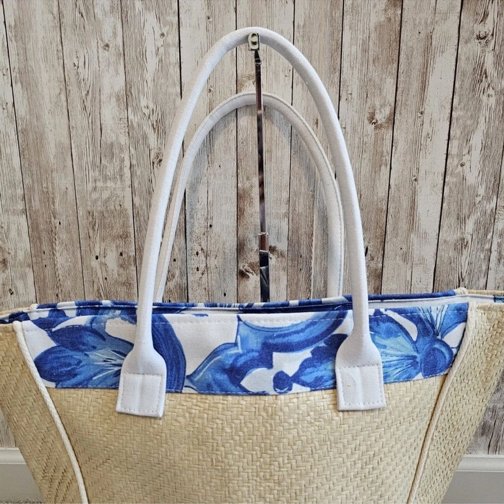 Dolce & Gabbana Dolce & Gabbana NWOT Tan and Blue Rattan Tote Bag Size ONE SIZE - 2 Thumbnail