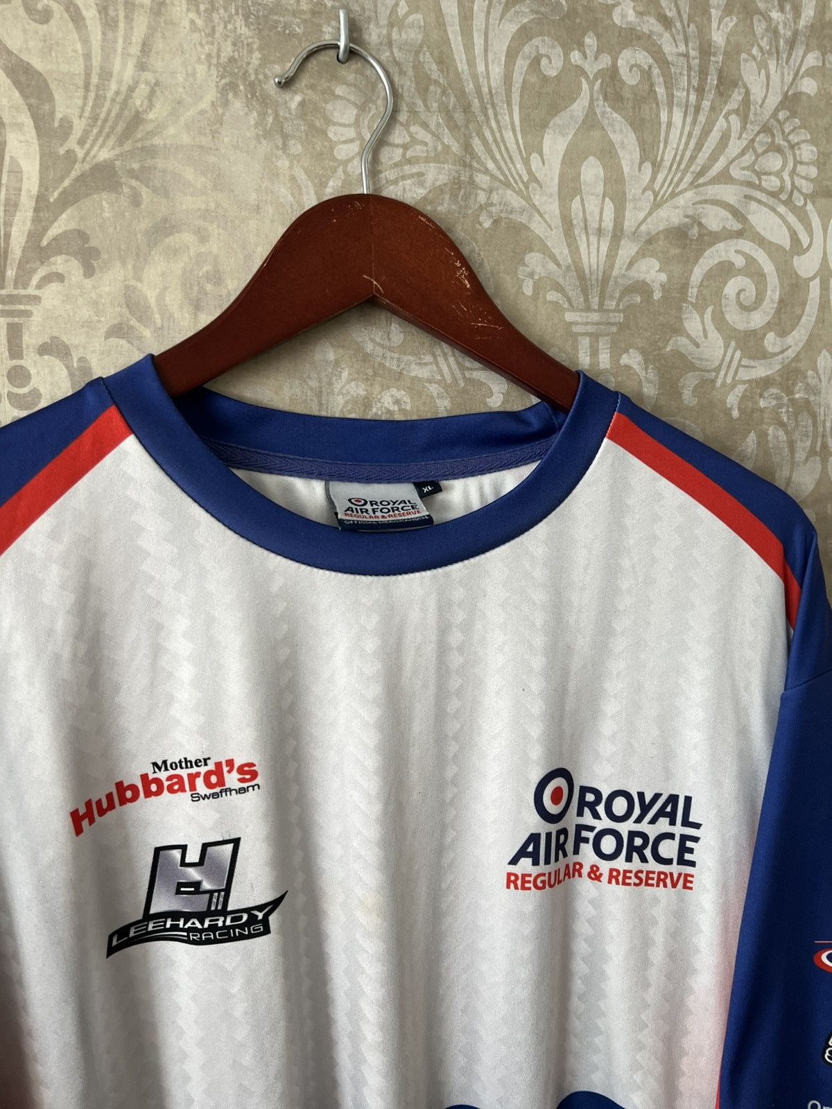 Other Vintage Royal Air Force Racing Jersey RAF Motorsport Tee Size US XL / EU 56 / 4 - 6 Thumbnail