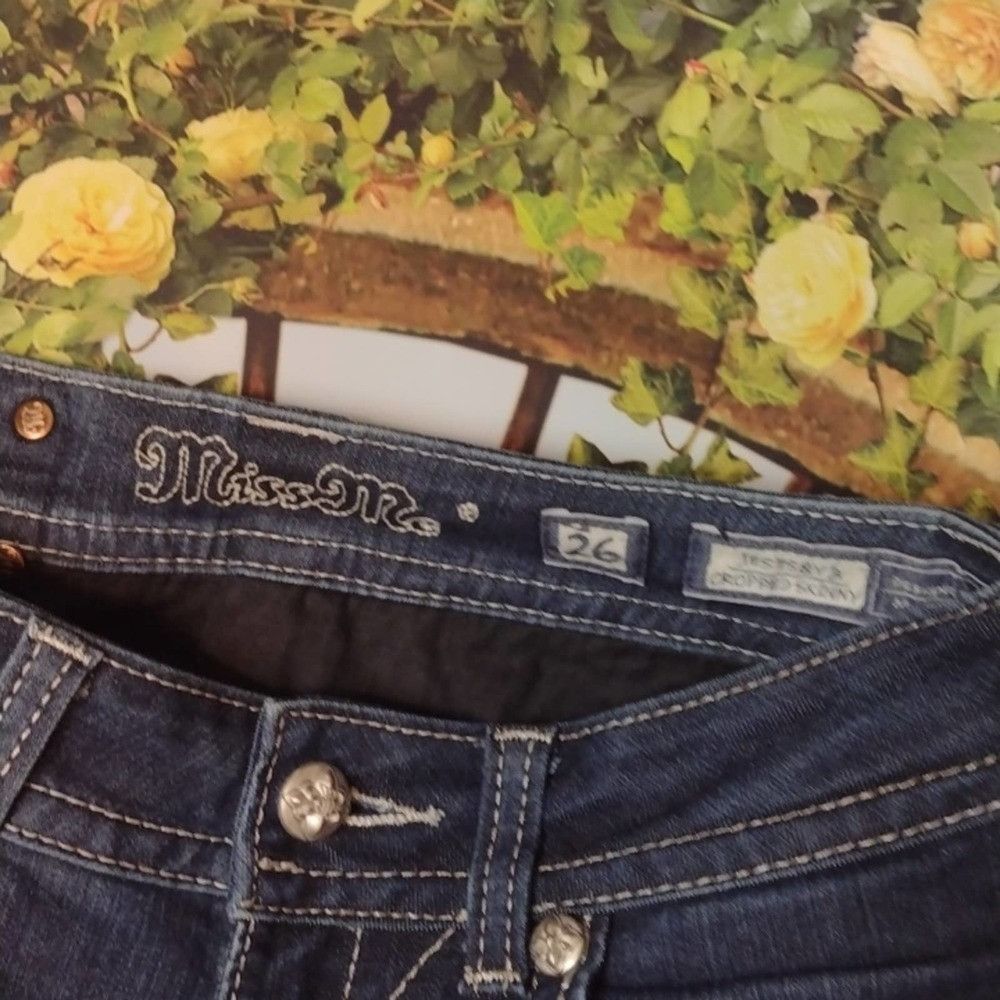 Miss Me MISS me cropped skinny size 26 Size 26" / US 2 / IT 38 - 2 Thumbnail