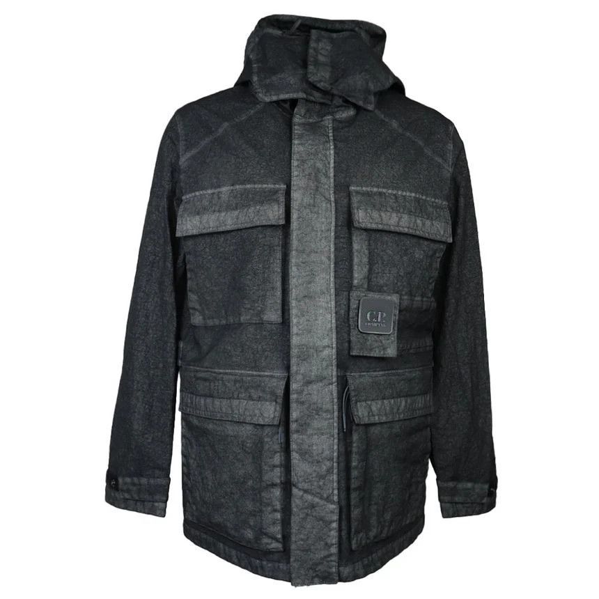 C.P. Company CP Company Metropolis Co-TeD Hooded Jacket 50 Size US L / EU 52-54 / 3 - 12 Thumbnail