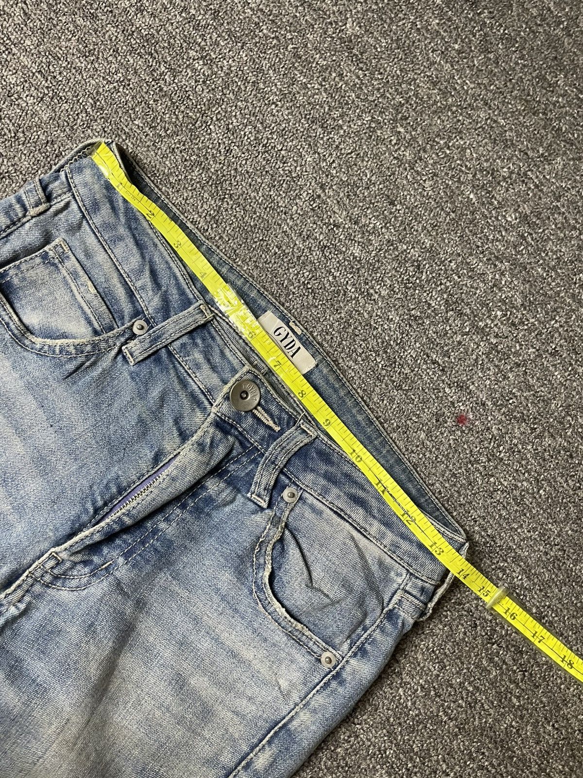 Japanese Brand × Vintage GYDA Brand Spread Flare Bootcut Jeans (111) Size US 27 - 5 Thumbnail