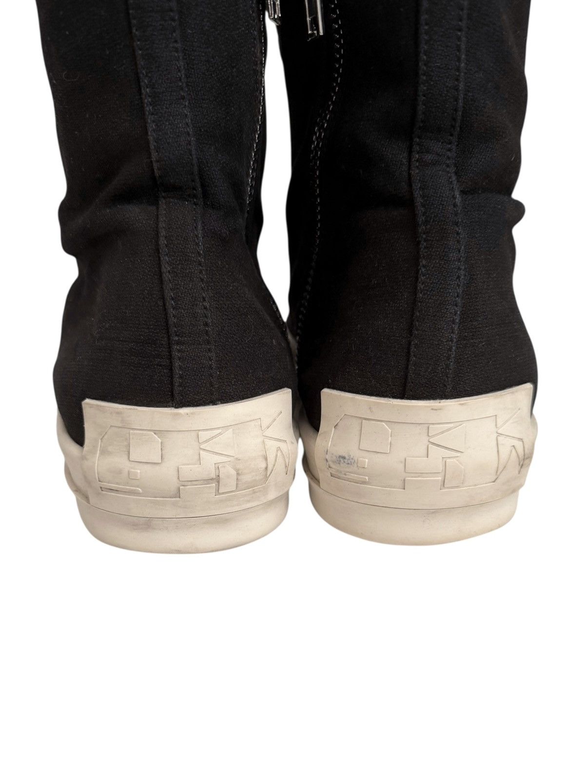 Rick Owens Black High Canvas Ramones Size US 11 / EU 44 - 5 Thumbnail