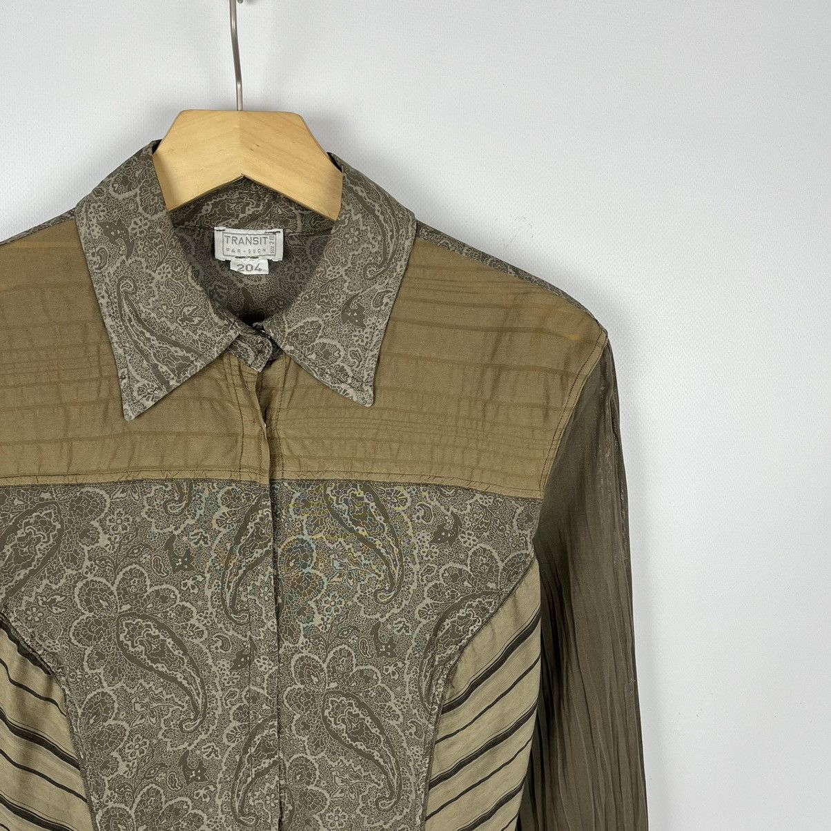Transit Avant Garde Transit Par-Such ladies button up shirt size 2 Size XS / US 0-2 / IT 36-38 - 3 Thumbnail