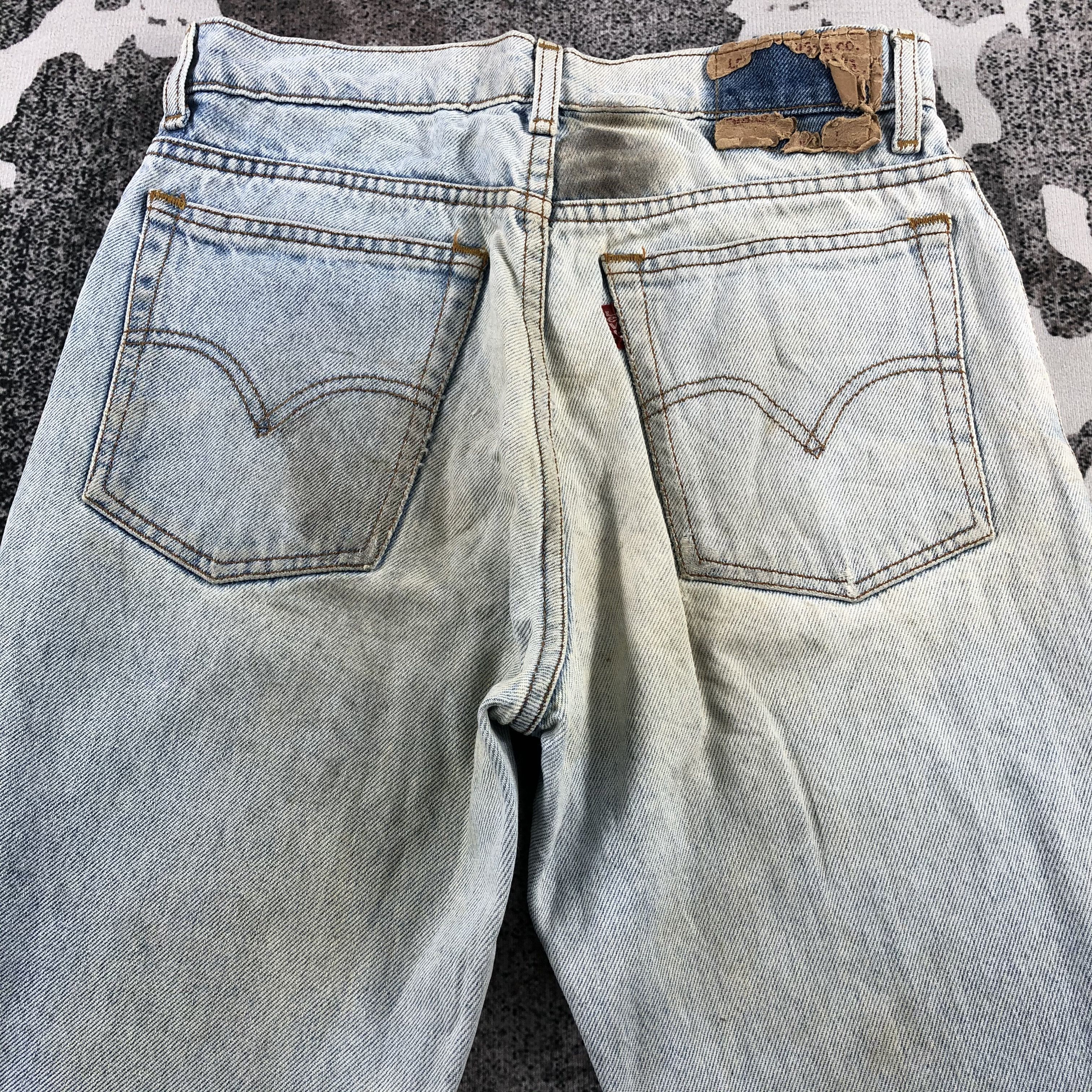 Levi's Vintage Levi's 502 Jeans Dirty Medium Wash Denim KJ896 Size US 29 - 4 Thumbnail