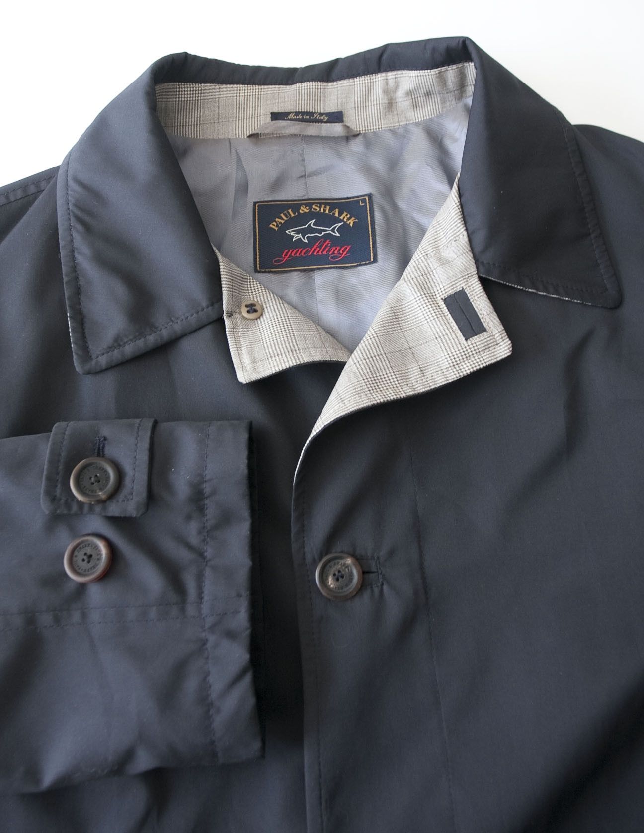 Paul & Shark Paul & Shark Light Trench Coat Jacket Size L Dark Blue Size US L / EU 52-54 / 3 - 4 Thumbnail