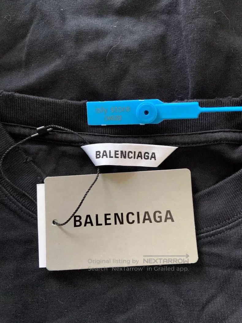 Balenciaga Balenciaga Alphabet Printed Short Sleeve T-Shirt (Women's, Size L / US 10 / IT 46 - 5 Thumbnail