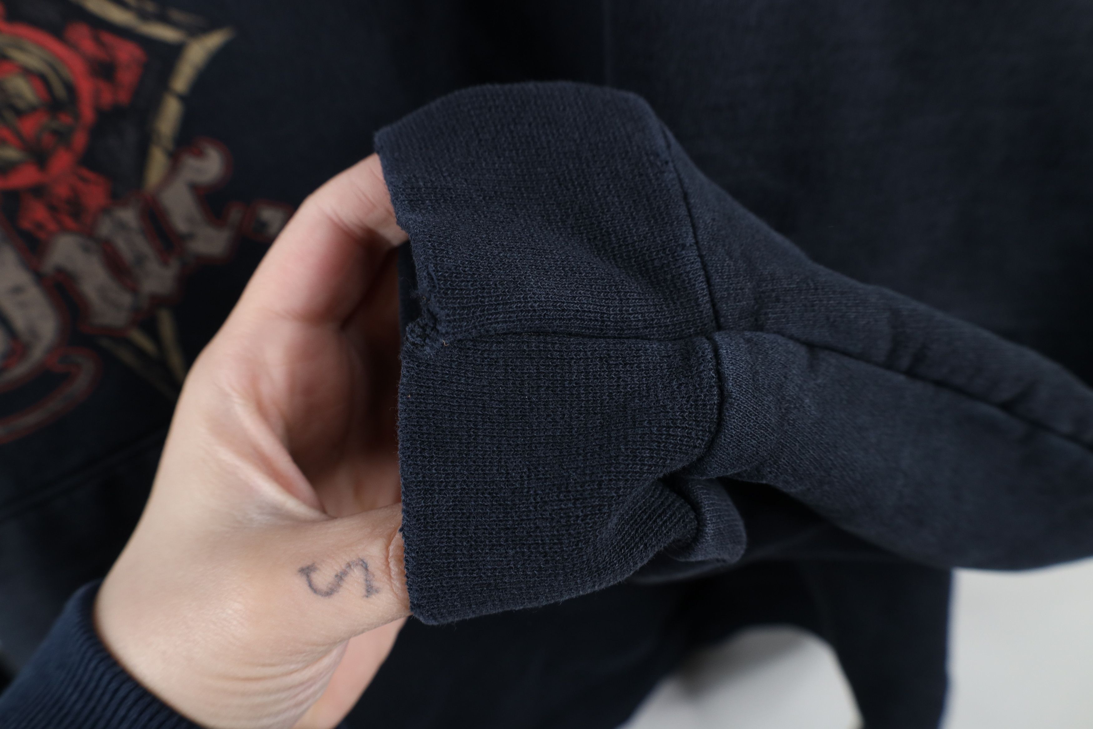 Vintage Vintage 90s Y2K Streetwear Hellanbach Cross Fire Hoodie Size US L / EU 52-54 / 3 - 10 Thumbnail