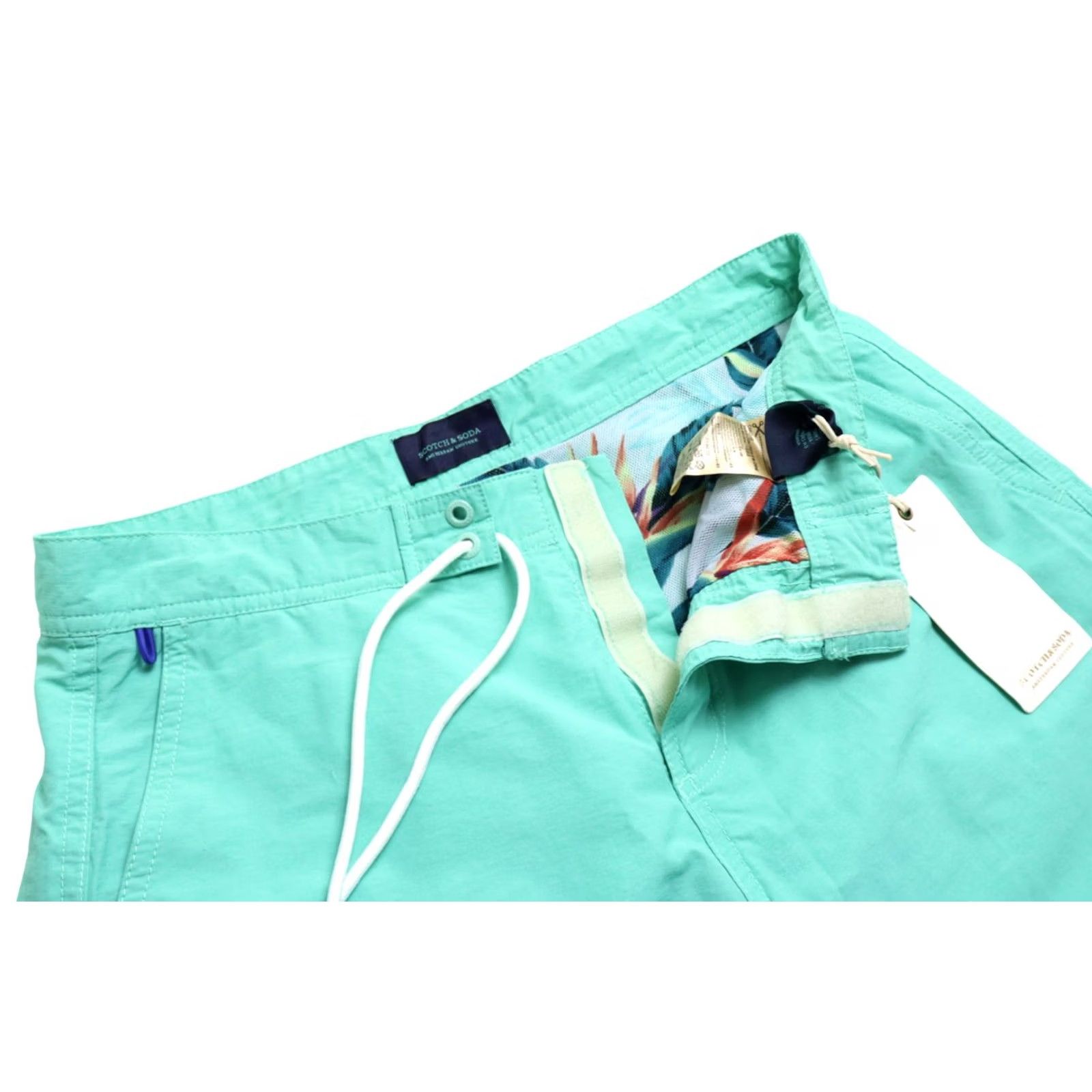 Scotch & Soda SCOTCH & SODA Men Small Swim Shorts Casual Beach Drawstring Waist Blue Size US 29 - 4 Thumbnail
