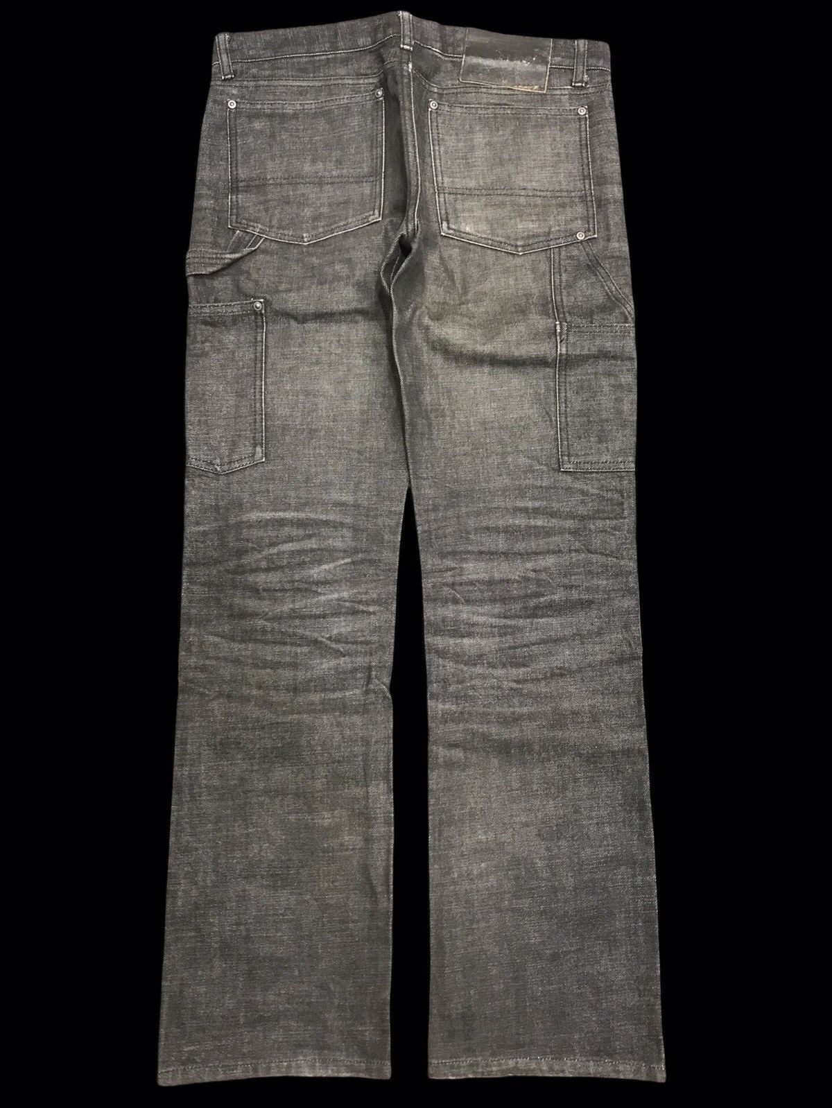 Japanese Brand Insane TOKYO JEANS 8Oz Double Knee Hybrid Biker Denim F333 Size US 32 / EU 48 - 2 Thumbnail