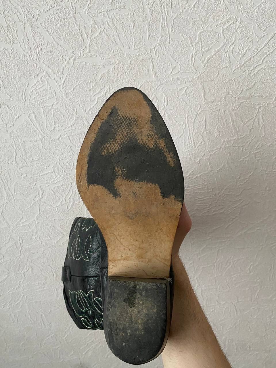 Vintage Vintage Spanish Leather Cowboy Western Boots Sz 39 Size US 9 / IT 39 - 10 Thumbnail