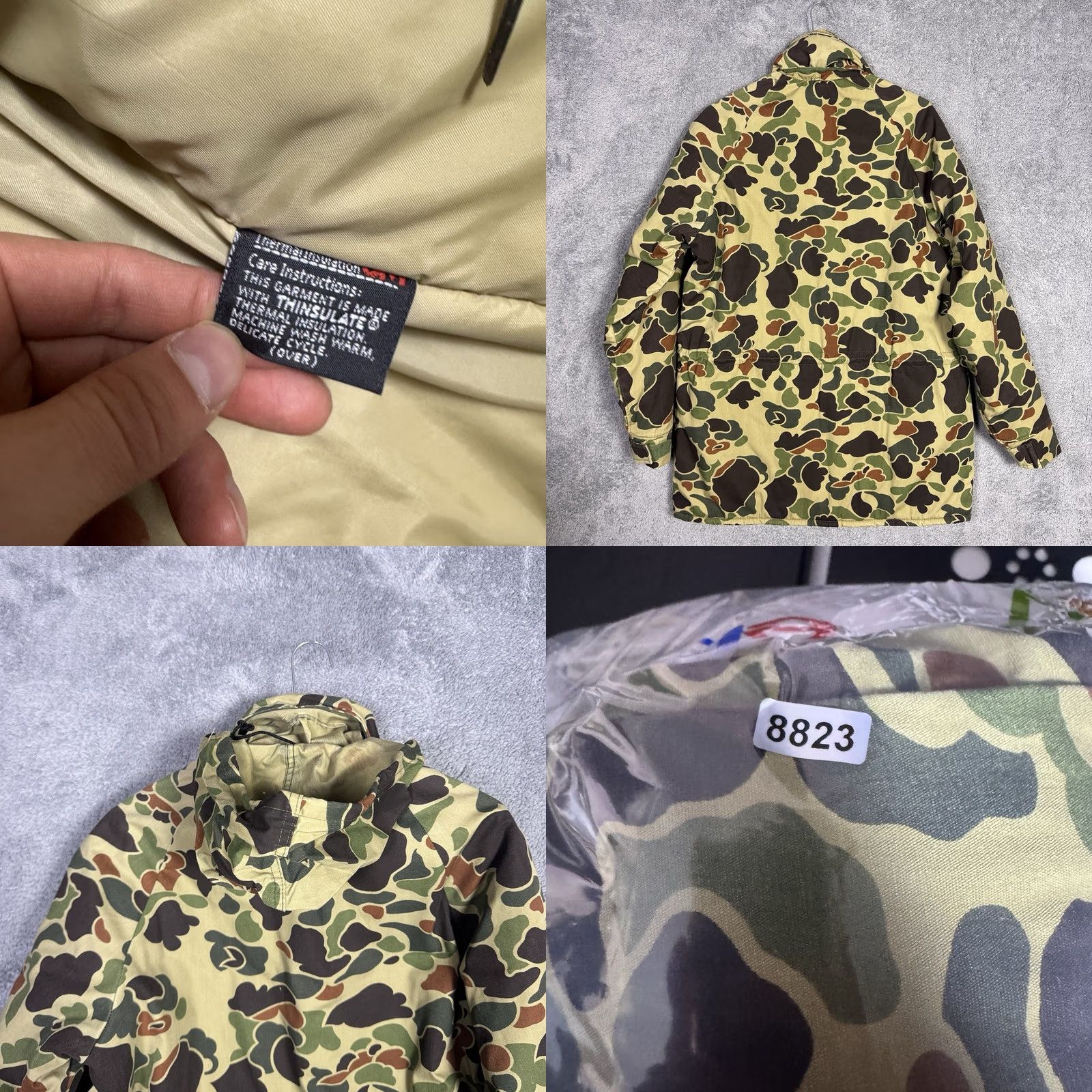 Walls Walls Blizzard Pruf Thinsulate Duck Frog Camo Coat Jacket Chore Barn Field Men S Vintage Military Jacket Size US S / EU 44-46 / 1 - 9 Thumbnail