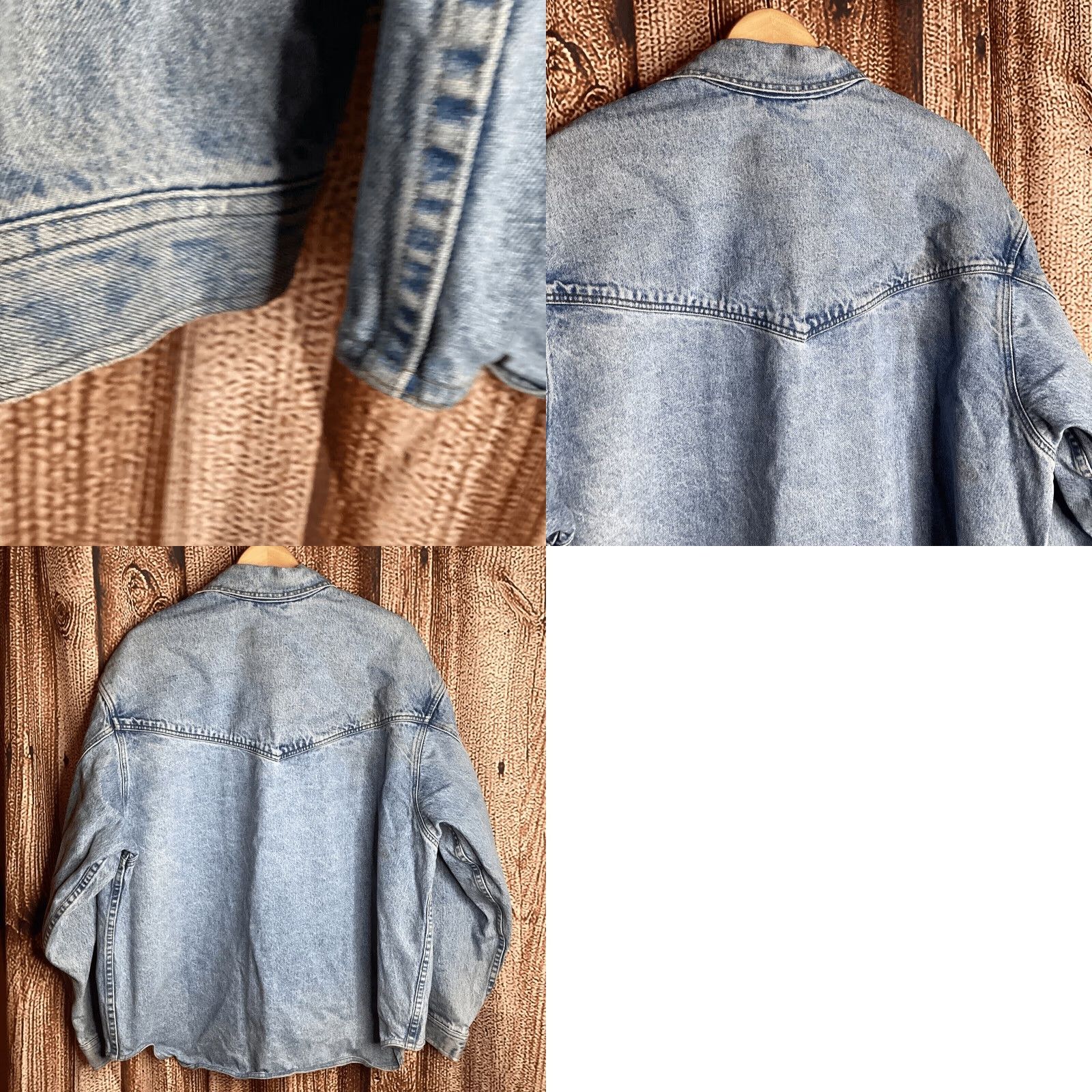 Levi's VINTAGE Levi's Silver Tab Men's L Blue Denim Jacket Snap Jacket Size US L / EU 52-54 / 3 - 8 Thumbnail