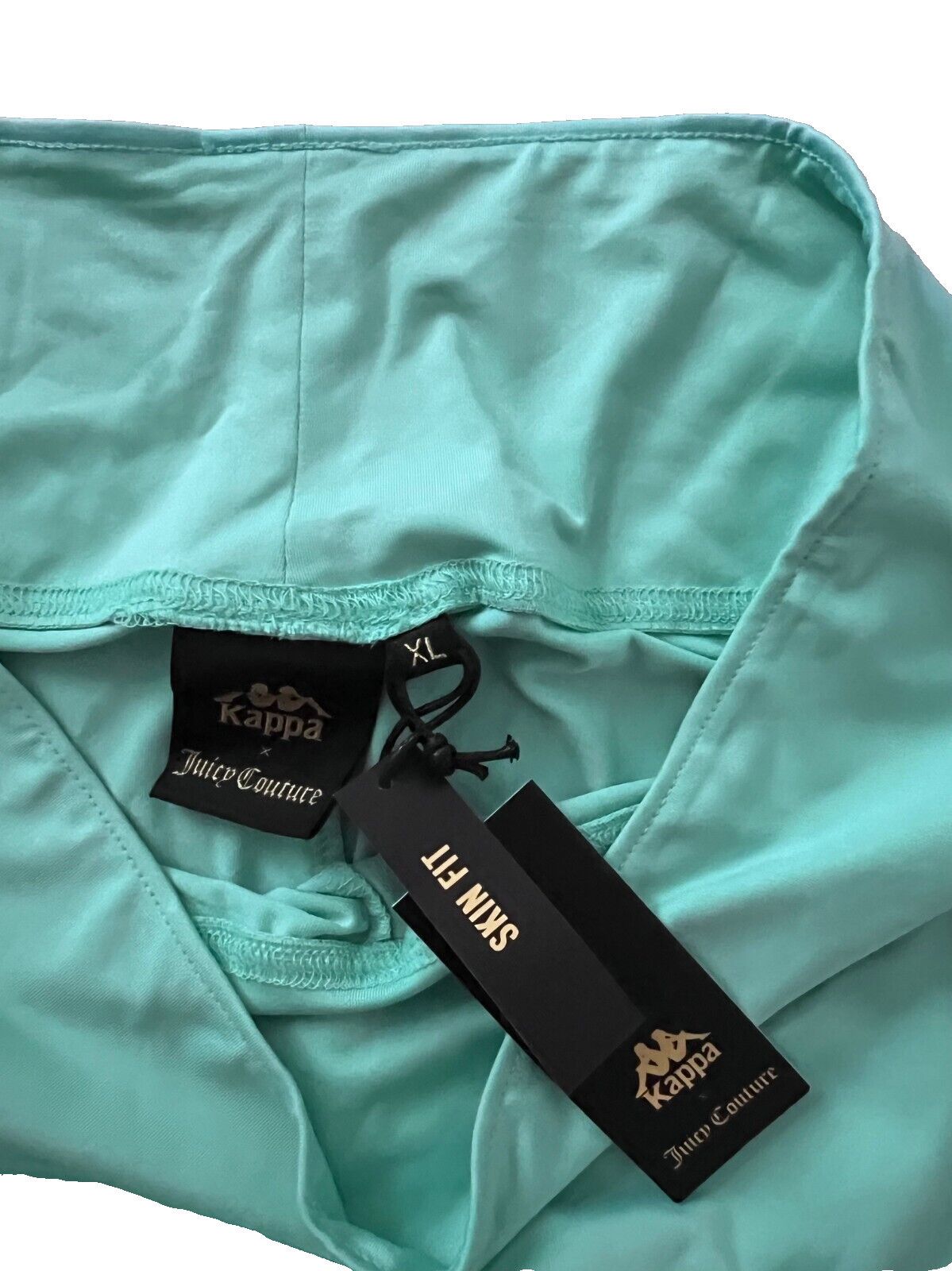Juicy Couture Kappa x Juicy Couture Evelyn Shorts Skin Fit Green ( XL ) Size 36" / US 14 / IT 50 - 5 Thumbnail