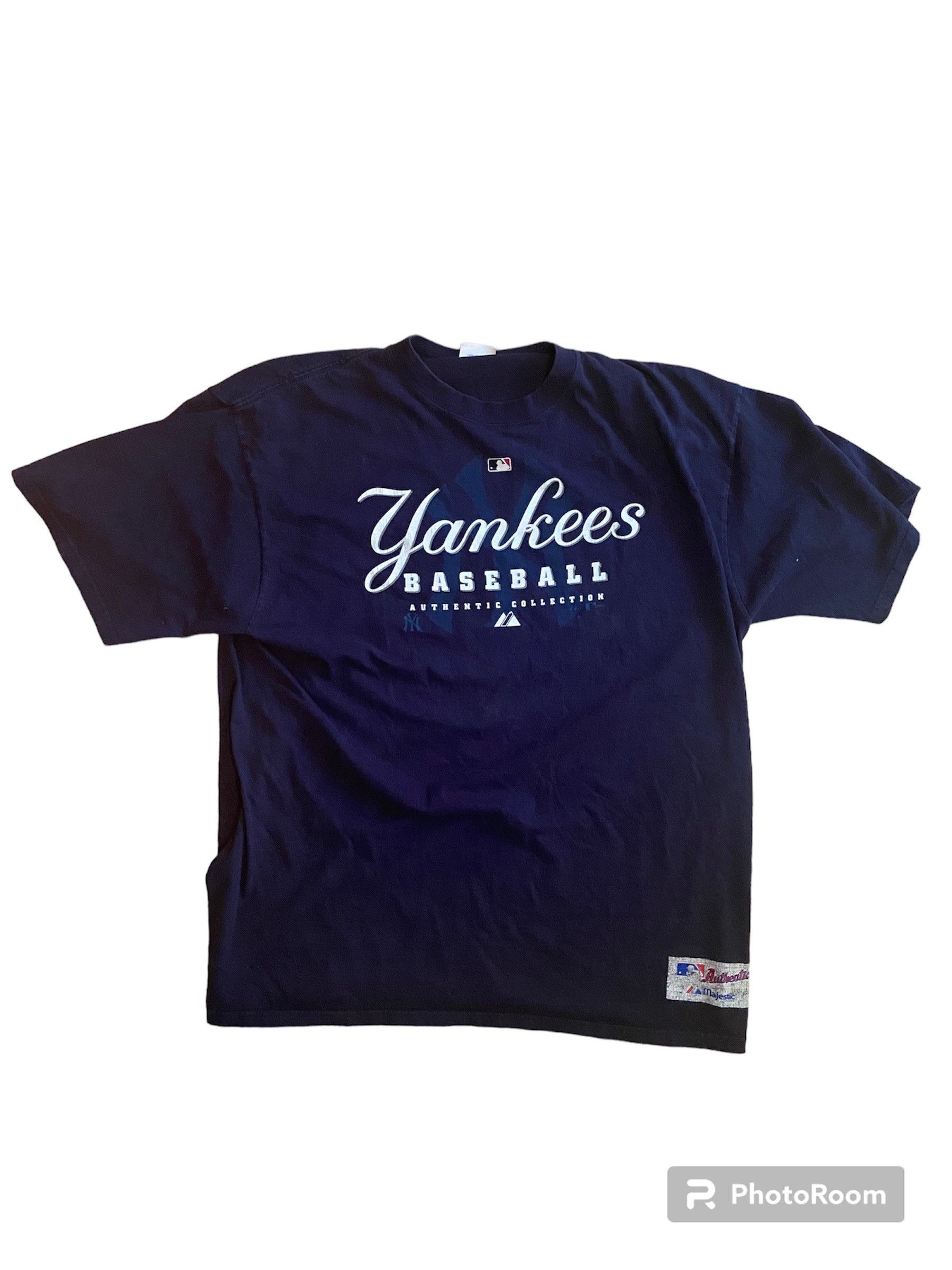 Majestic 2005 Vintage Majestic New York Yankees Short Sleeve Tee Size US XL / EU 56 / 4 - 1 Preview