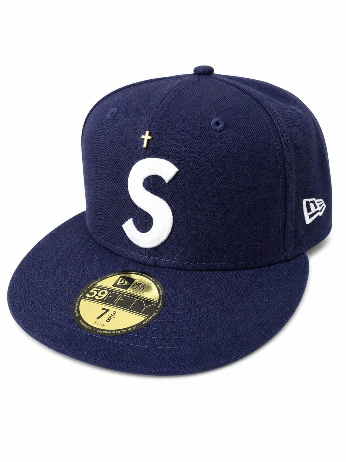 New Era × Supreme Supreme Red Multi S Logo New Era Fitted Hat Size
