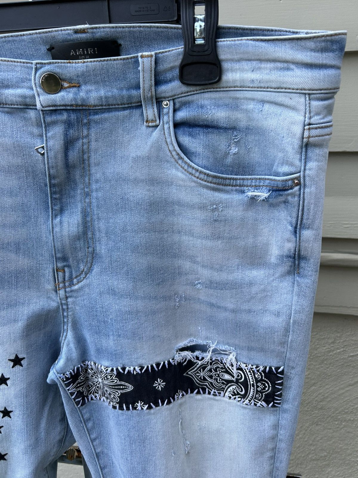Amiri Amiri art patch jeans Size US 38 / EU 54 - 2 Thumbnail