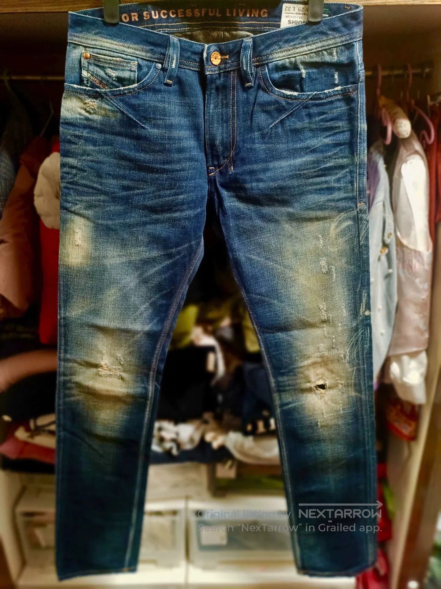 Diesel Diesel Shioner 74Y Jeans. Size US 29 - 1 Thumbnail