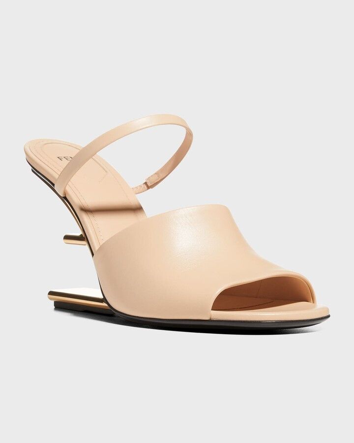 Fendi o1w1db10325 8R8212 Sandals in Pale Pink Size US 8 / IT 38 - 2 Thumbnail
