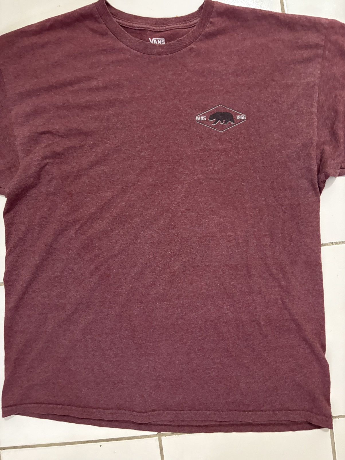 Vans Cool And Casual Maroon Van’s Tee Size US XL / EU 56 / 4 - 5 Thumbnail