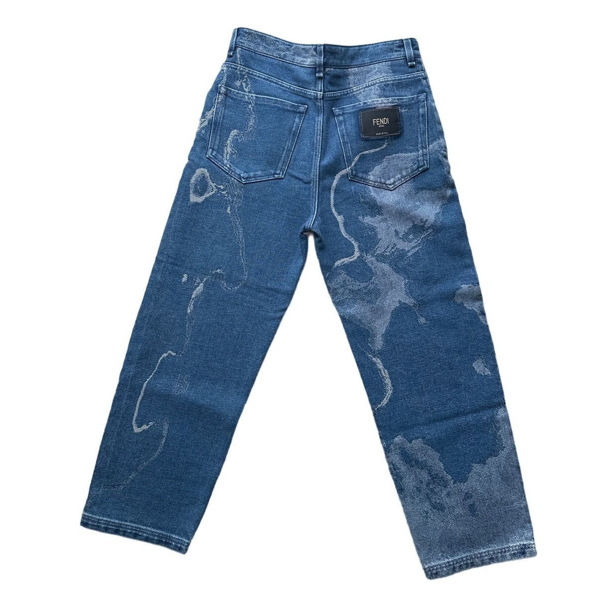 Fendi Fendi Moonlight Comfort High Waist Mens Denim Pants Sz 29/34 Size US 29 - 2 Thumbnail