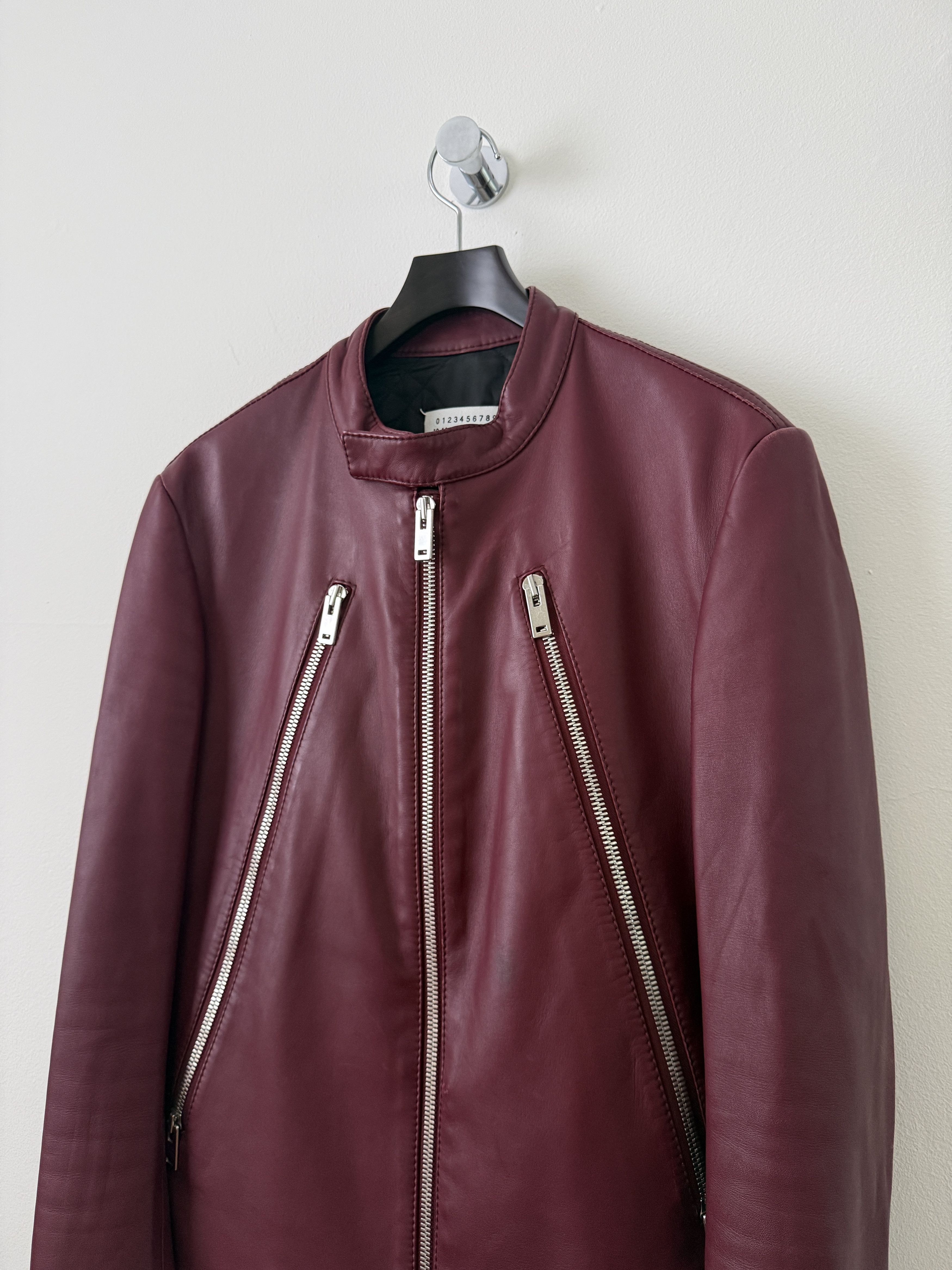 Maison Margiela 2015 5 Zip Leather Moto Jacket Size US M / EU 48-50 / 2 - 4 Thumbnail