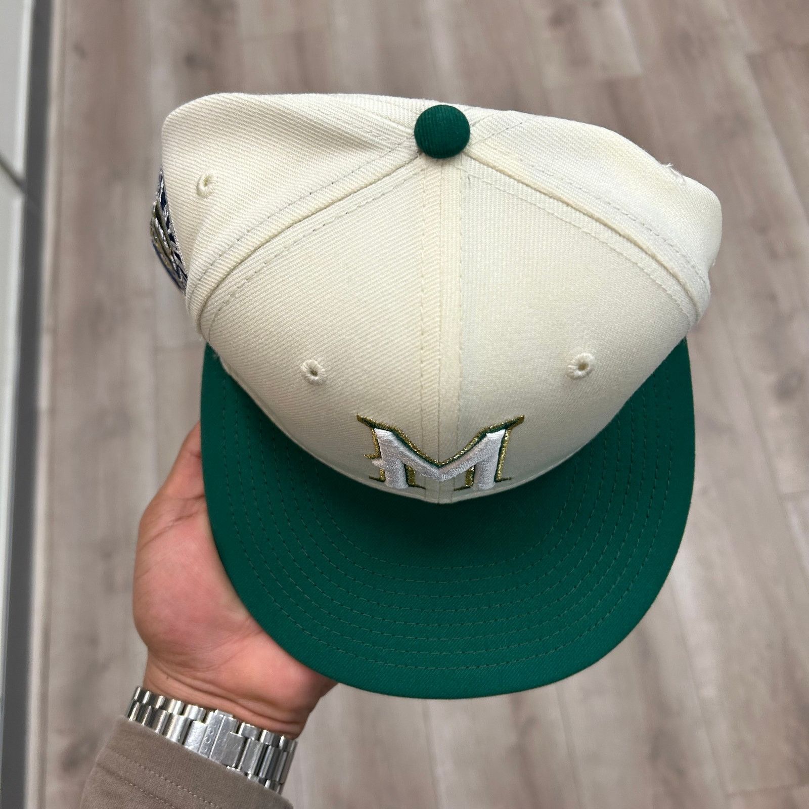 New Era Milwaukee Brewers Hat Men 7 1/4 59Fifty New Era Fitted Cap Size ONE SIZE - 3 Thumbnail