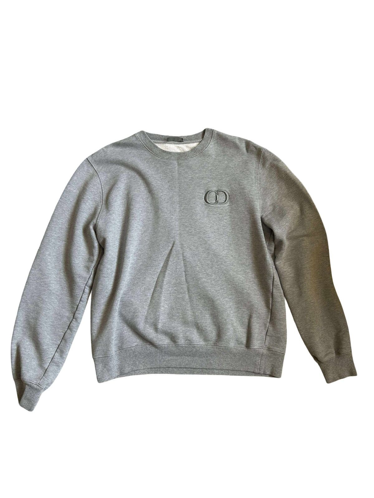 Dior Dior CD Grey Sweater Size US L / EU 52-54 / 3 - 1 Thumbnail