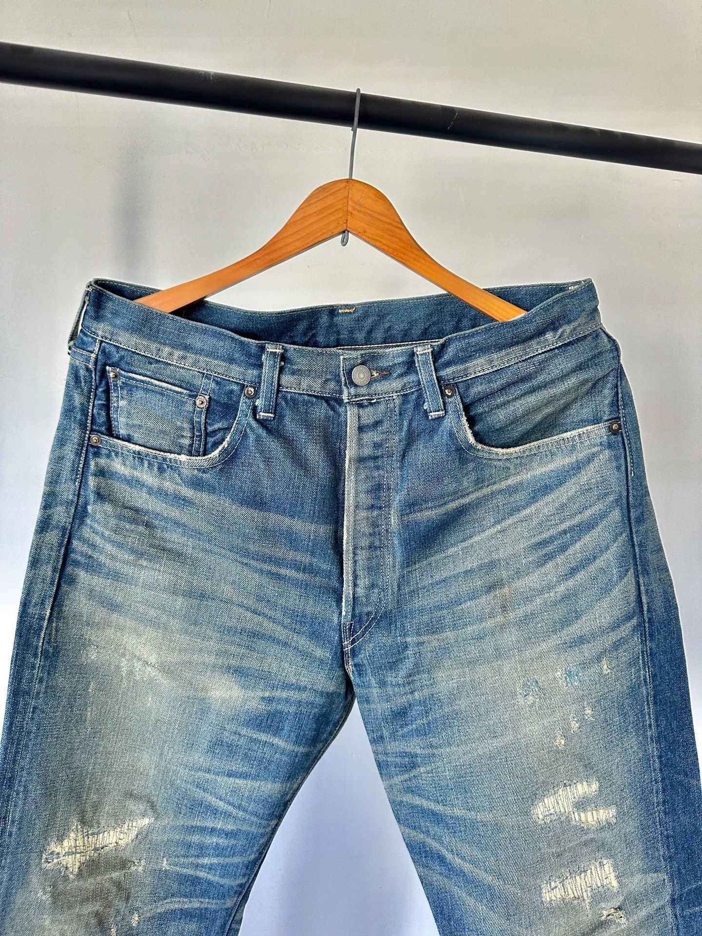 Levi's LVC 55501-0043 Patch Stitch Heavy Wash JPN 36 9New Size US 36 / EU 52 - 2 Thumbnail