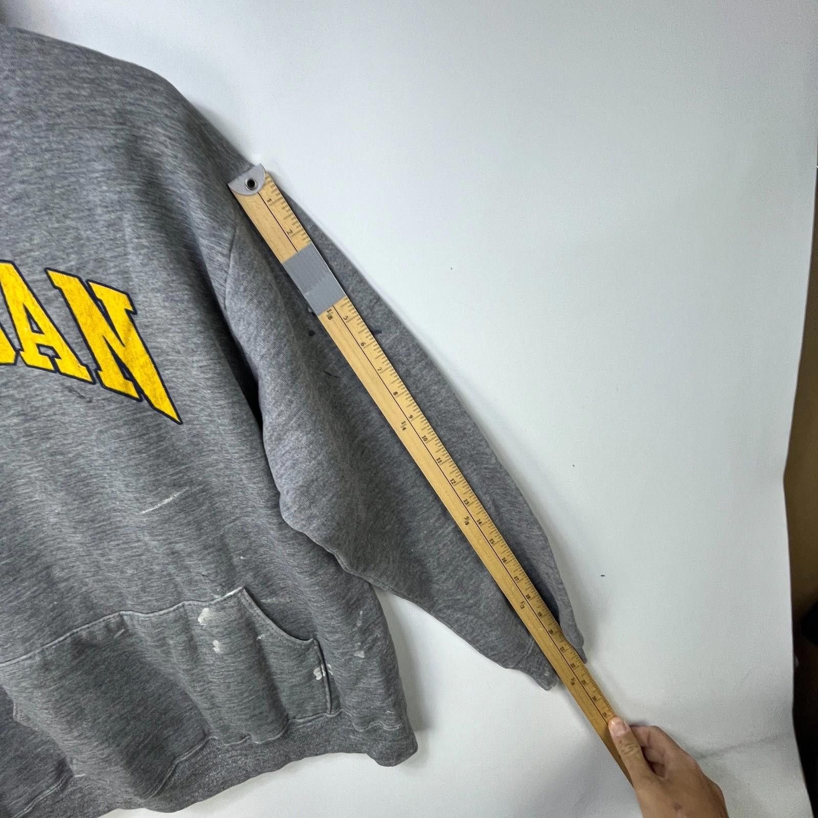 Other Vintage 90s Michigan Wolverines Hoodie Russell Large Size ONE SIZE - 9 Thumbnail