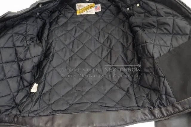 Schott Schott Cable-stayed leather jacket, classic Size US M / EU 48-50 / 2 - 3 Thumbnail