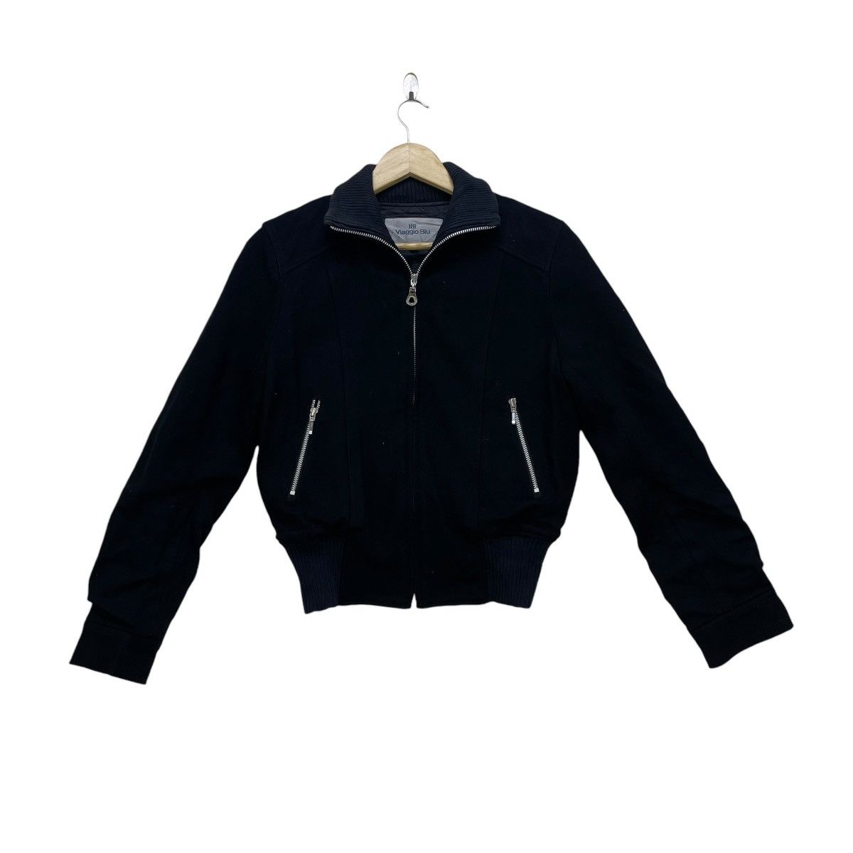 Issey Miyake × Japanese Brand Japanese Brand Viaggio Blu Bomber Zipper Jacket Size US M / EU 48-50 / 2 - 1 Thumbnail