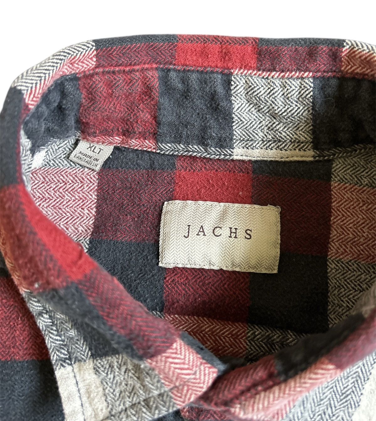 JACHS NY Jachs Men's Brawny Plaid Flannel Button Up Shirt Size: XL Size US XL / EU 56 / 4 - 3 Thumbnail