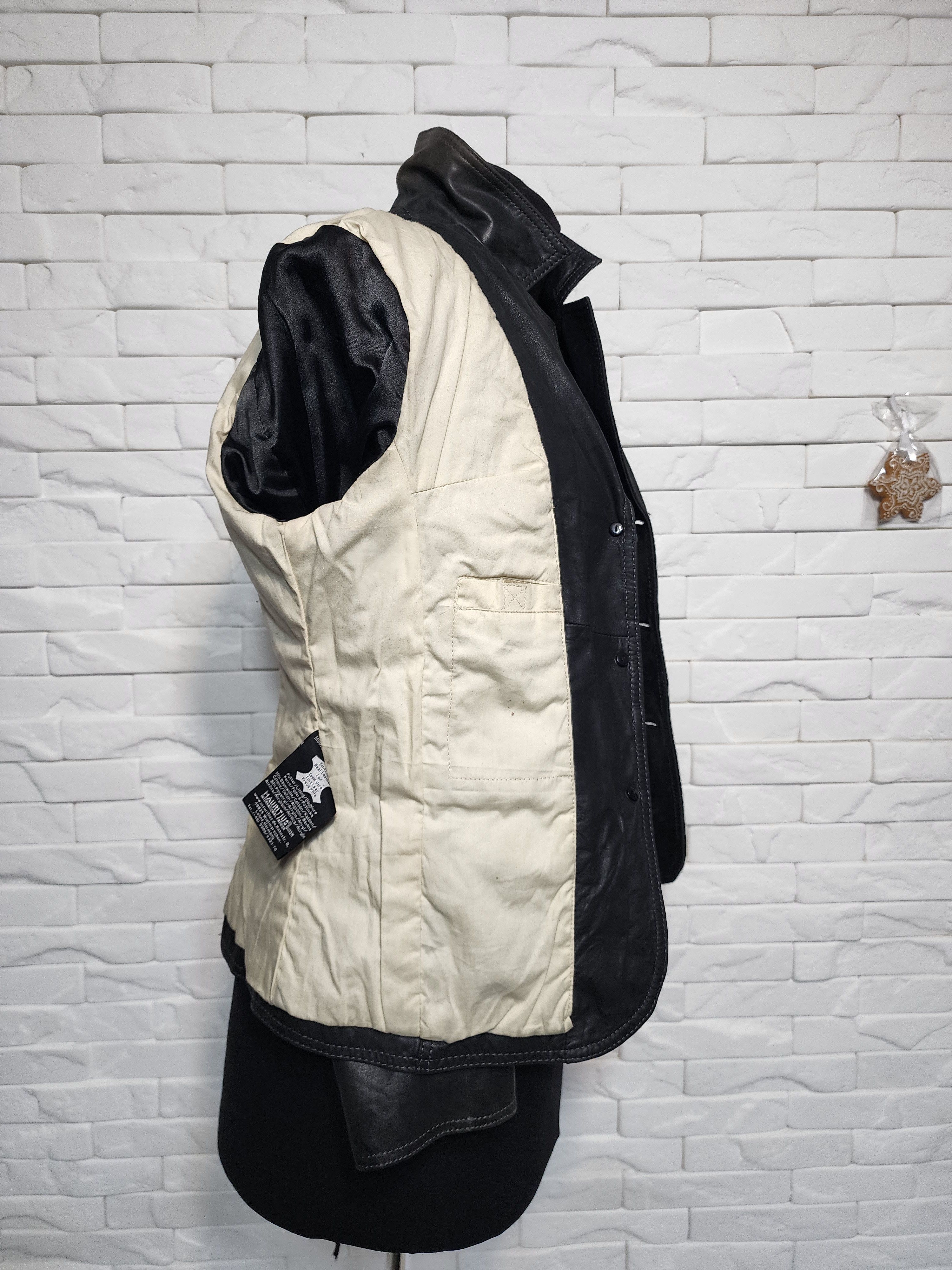 Gypsy Brown Leather Jacket: Women's Button-Up with Pockets Size M / US 6-8 / IT 42-44 - 8 Thumbnail