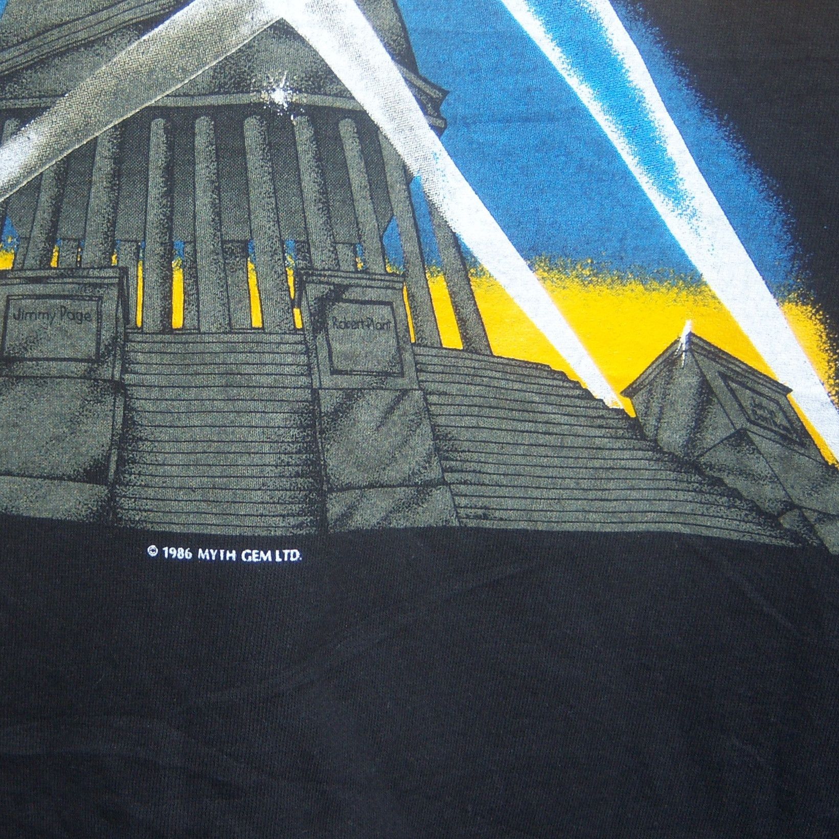 Band Tees × Hanes × Vintage 1986 Led Zeppelin Near Deadstock Size US L / EU 52-54 / 3 - 16 Thumbnail