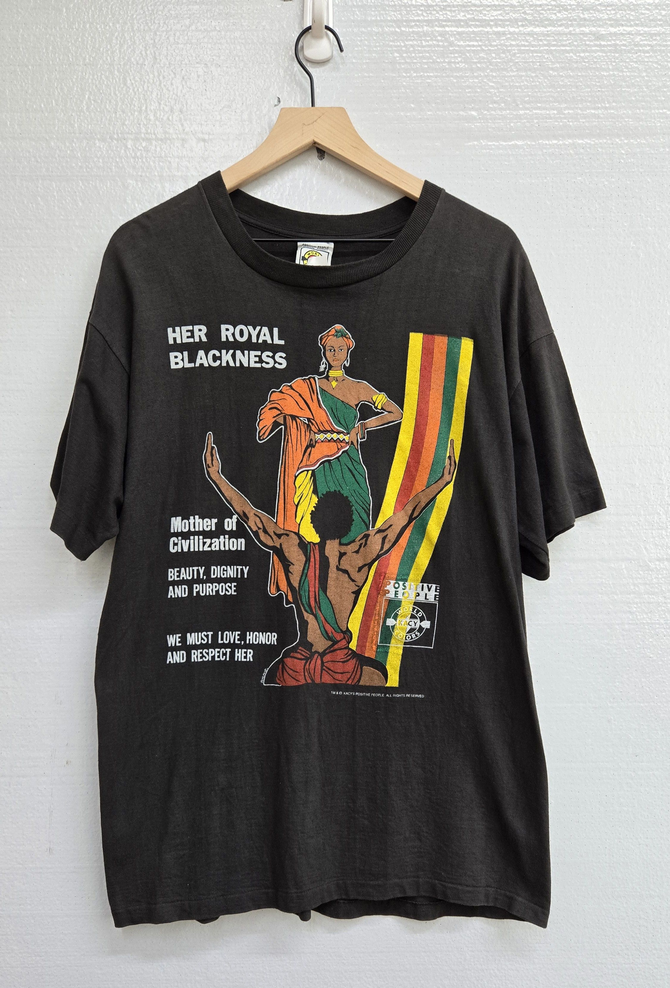 Vintage Vintage 90s Black Heritage T-shirt size XL Size US XL / EU 56 / 4 - 1 Thumbnail