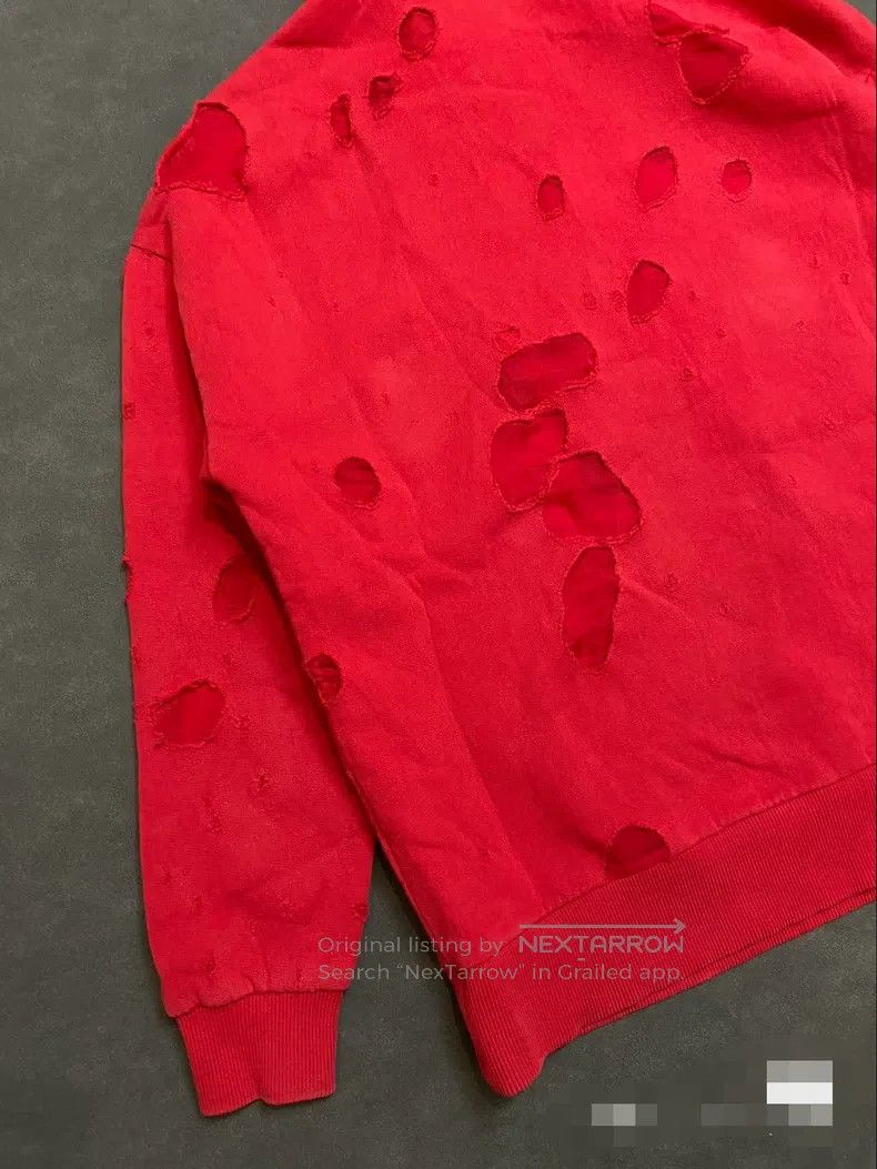 Givenchy Givenchy Rinse Washed Destroyed Hoodie / Hooded Sweatshirt Size US XS / EU 42 / 0 - 4 Thumbnail