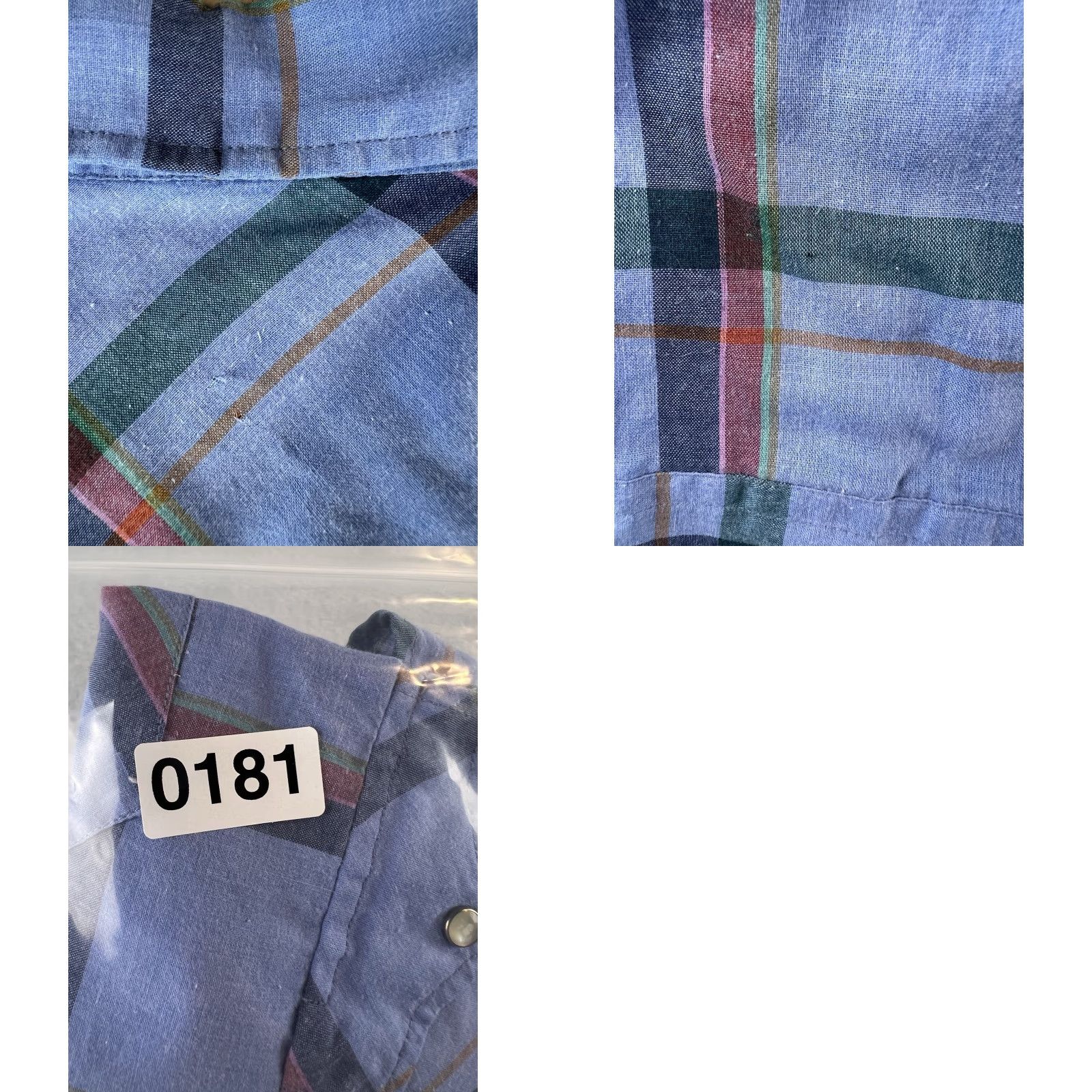 Vintage VINTAGE Authentic Western Youngblood Plaid Shirt Mens L Blue Pearl Snap Cowboy Shirt Size US L / EU 52-54 / 3 - 8 Thumbnail