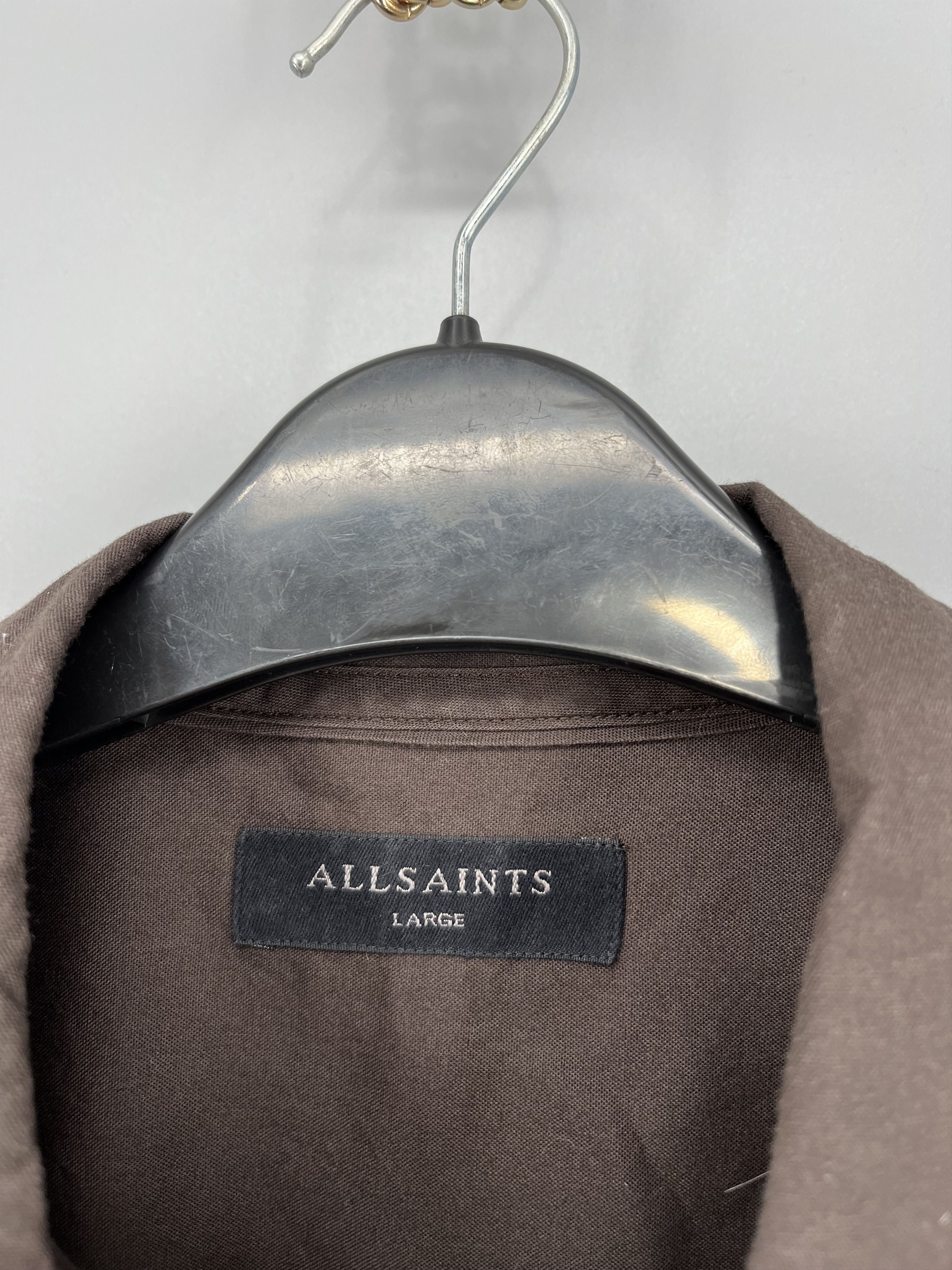 Allsaints × Vintage Allsaints Long Sleeve Shirt Streetwear Y2k Style Size L Size US L / EU 52-54 / 3 - 6 Thumbnail