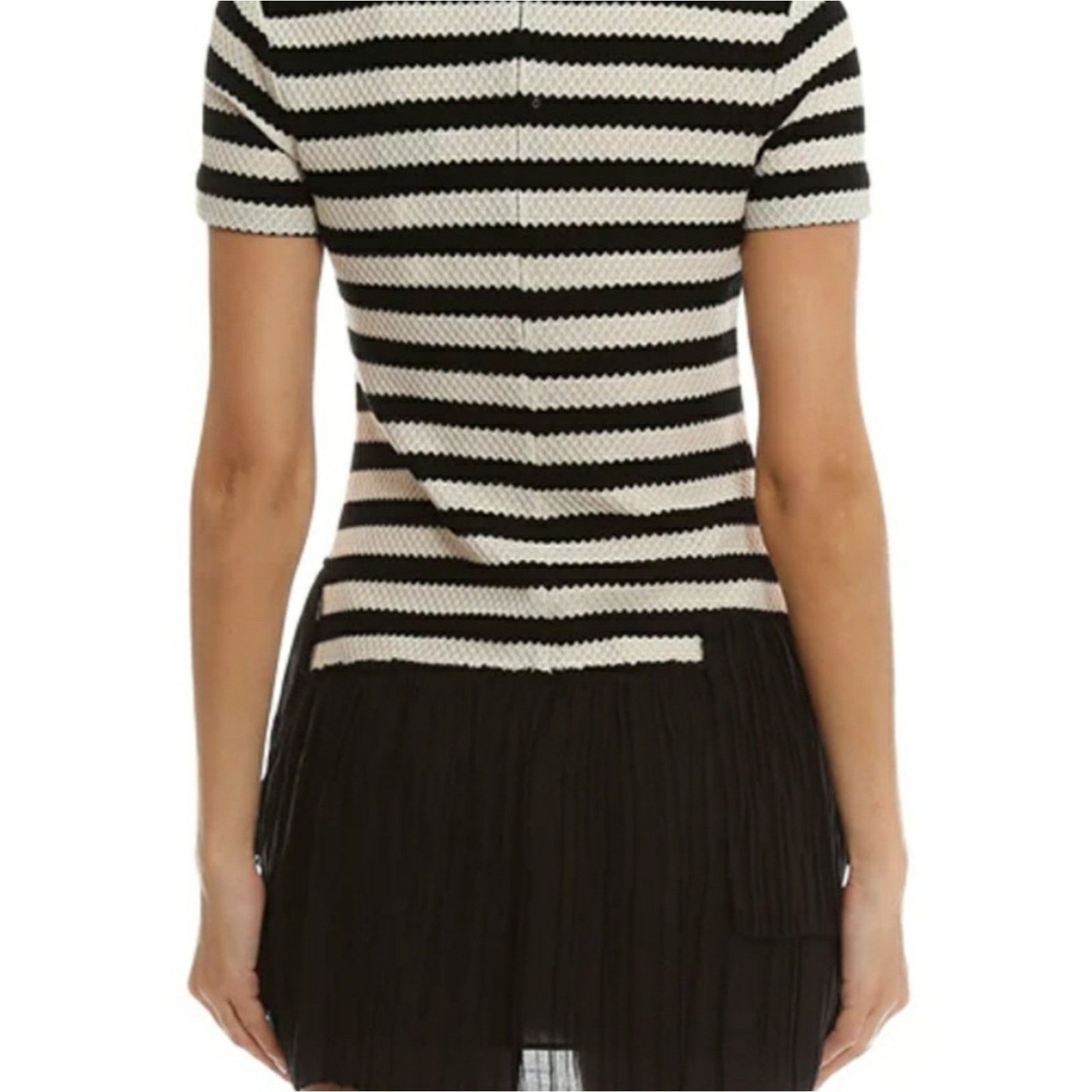 THAKOON EUC Thakoon black and white cotton/silk midi dress. SZ 0 Size XS / US 0-2 / IT 36-38 - 4 Thumbnail