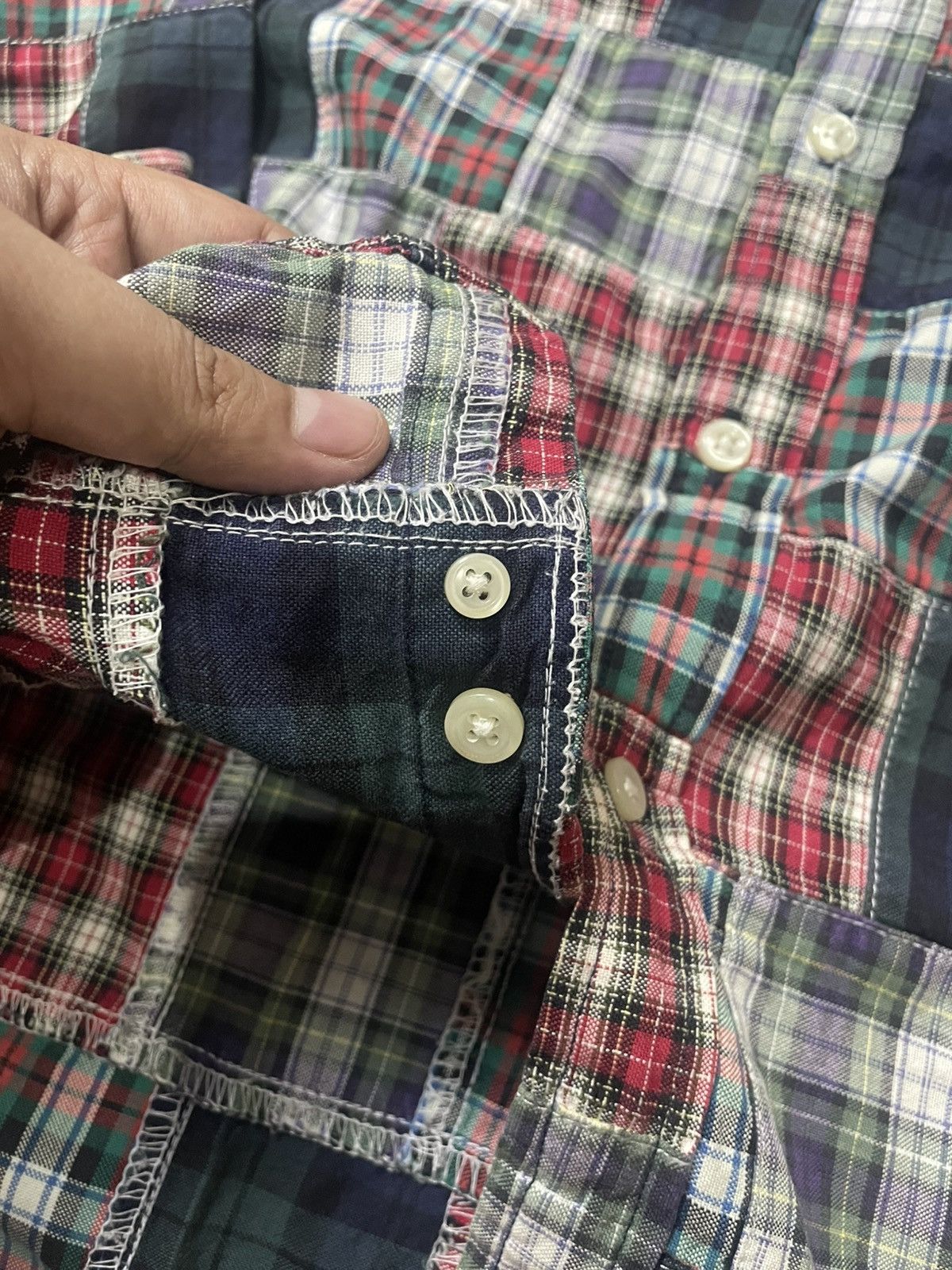 Denim & Supply Ralph Lauren Vintage Denim & Supply Ralph Lauren Patchwork Shirt Size US L / EU 52-54 / 3 - 7 Thumbnail