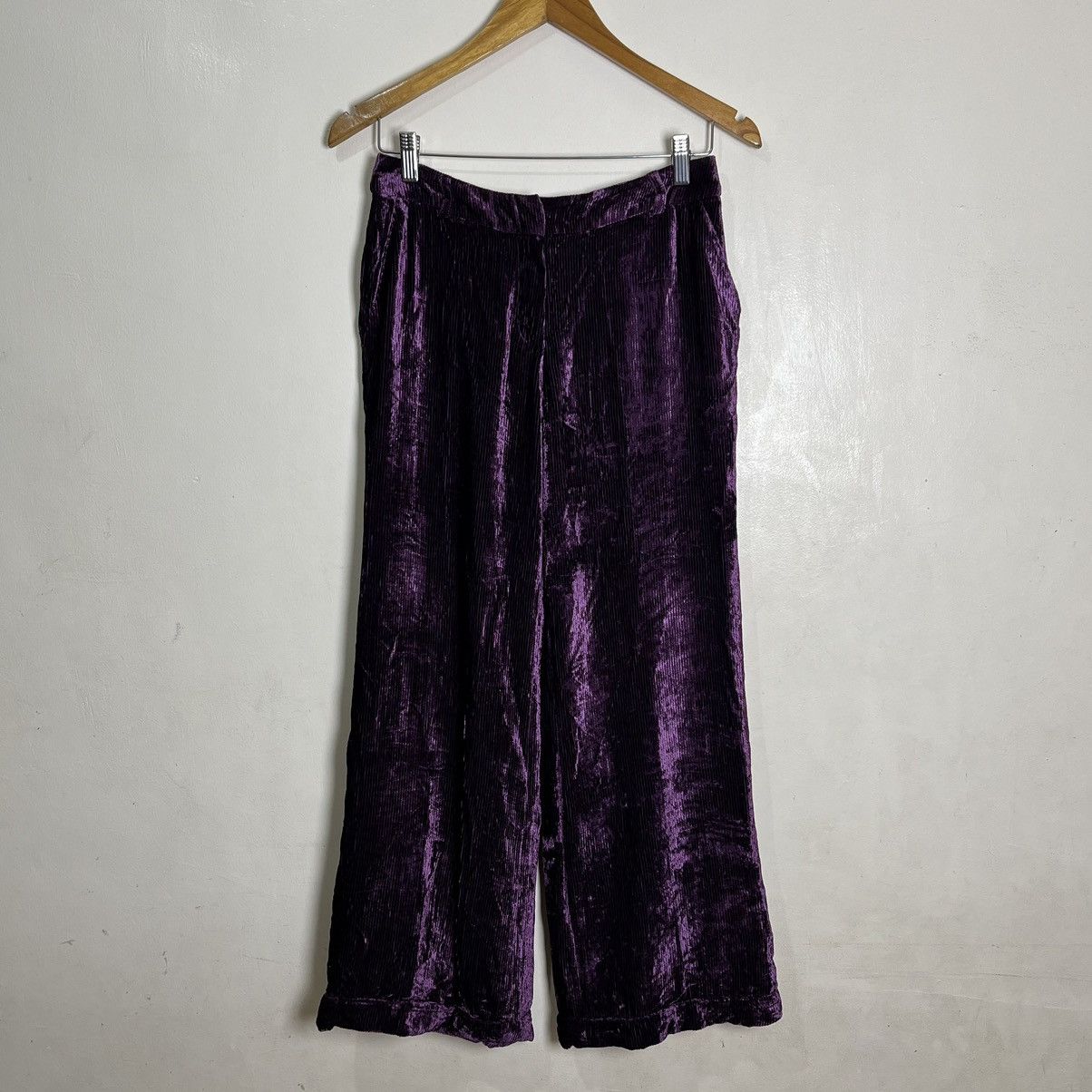 Dior Christian Dior by John Galliano F/W 2002 Velvet Wide Pants Size 25" / US 0 / IT 36 - 1 Thumbnail