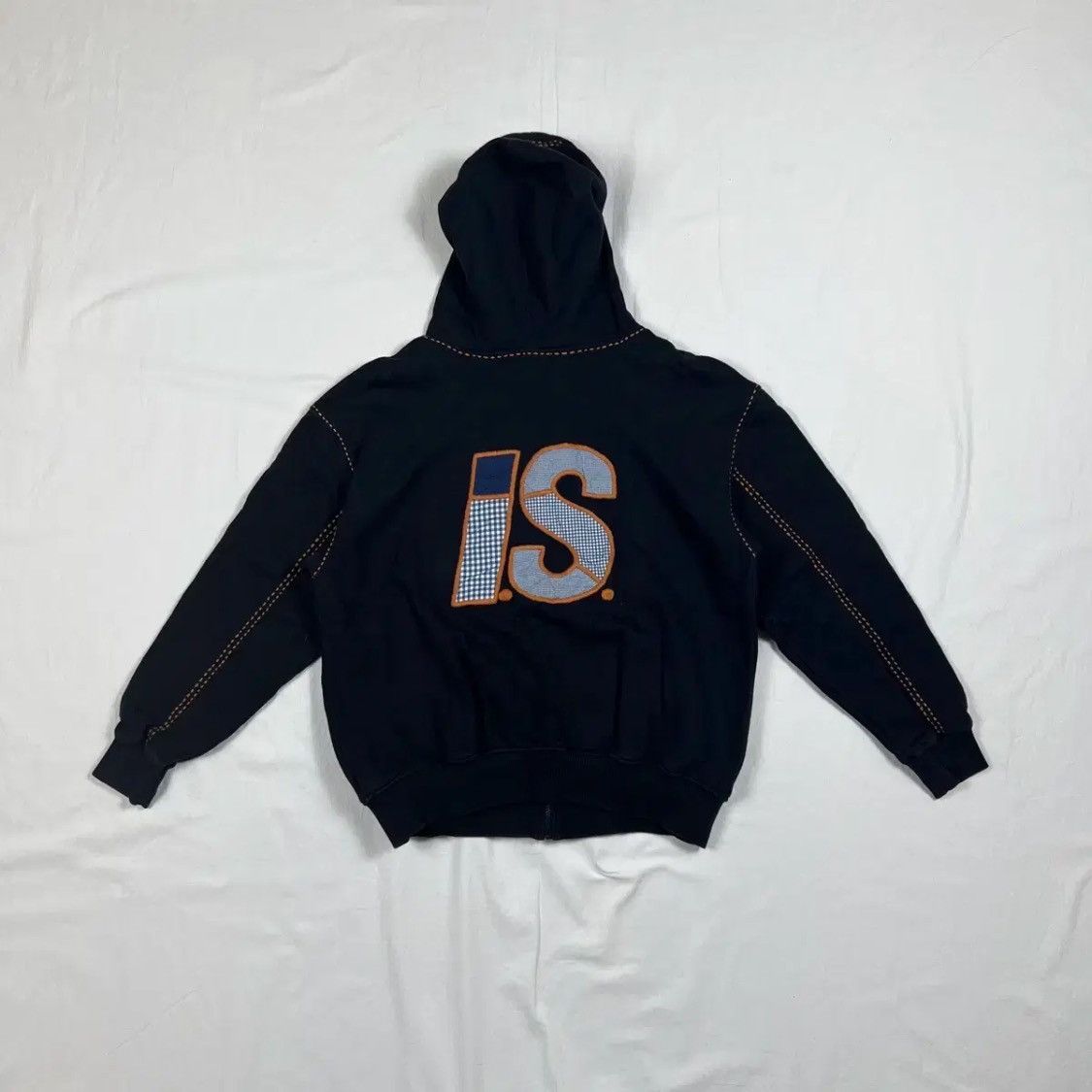 Issey Miyake Issey Miyake Sports 80s Logo Stitch Zip Hood Size L / US 10 / IT 46 - 1 Thumbnail